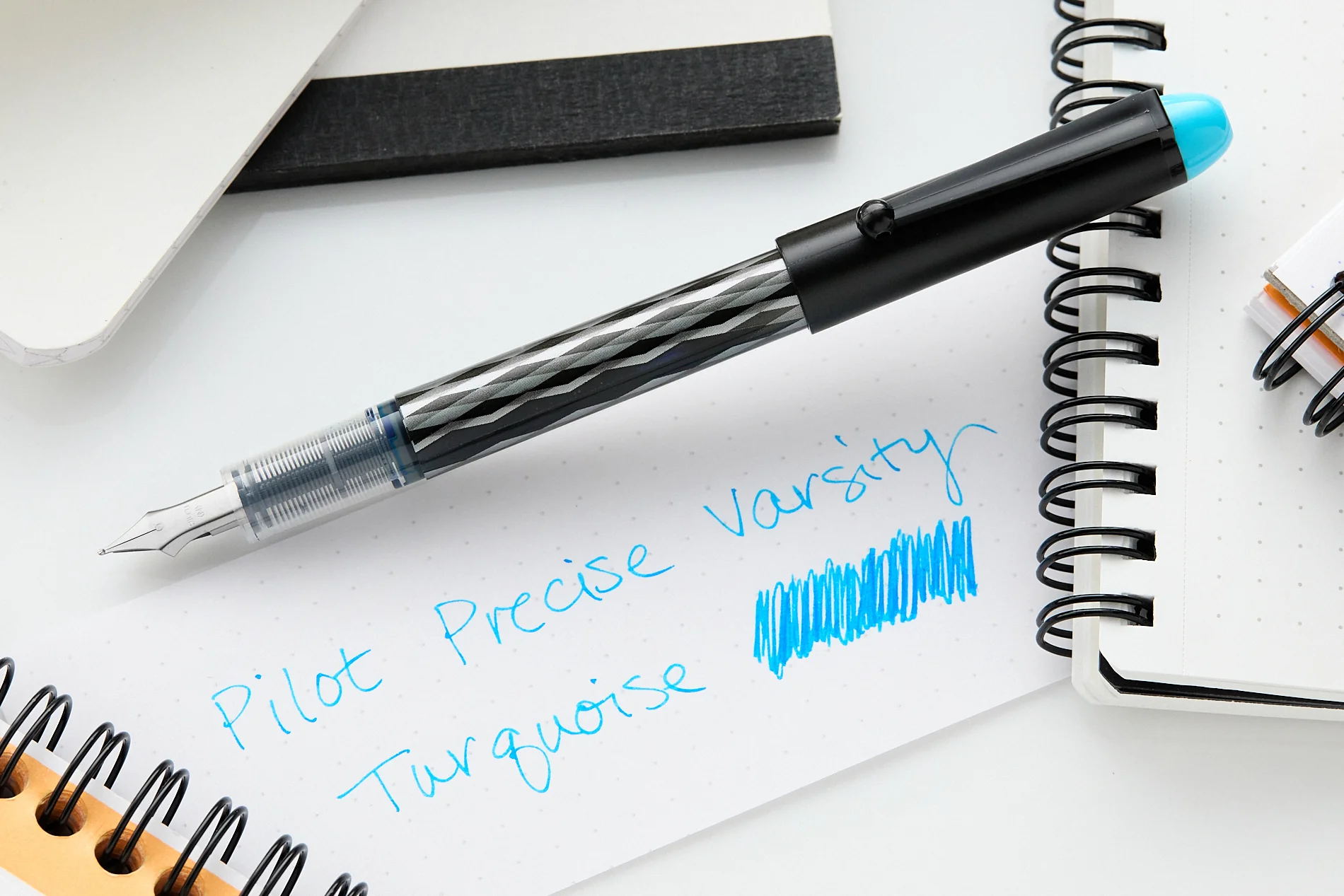 Pilot Precise Varsity Fountain Pen - Turquoise - Image 4