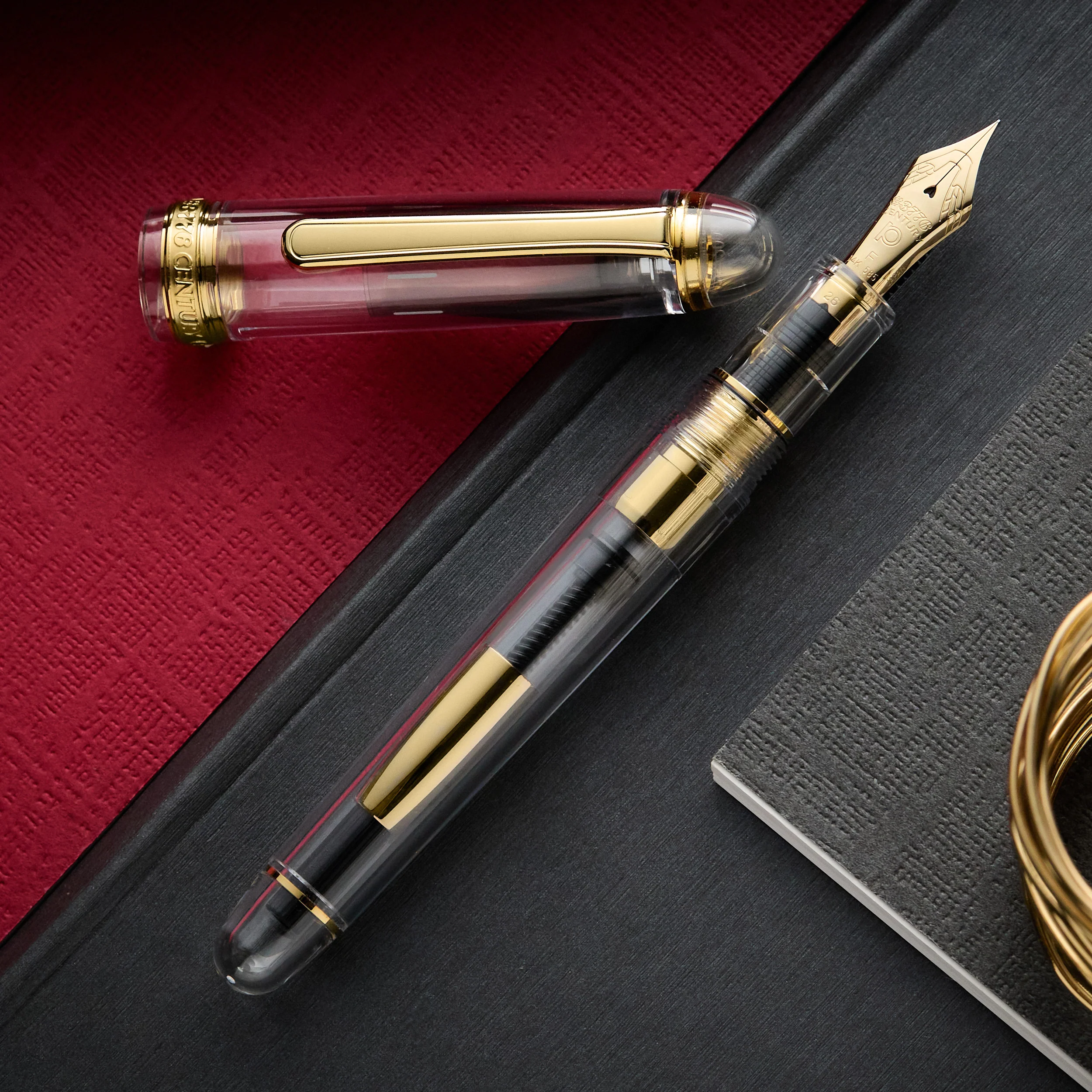 Platinum #3776 Century Ver. 2.0 Fountain Pen - Demonstrator (Limited Edition) - Image 6