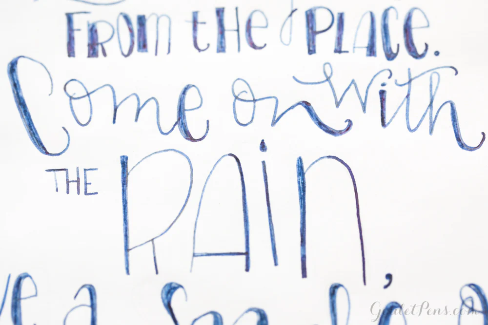 Platinum Blue-Black - 60ml Bottled Ink - Image 5
