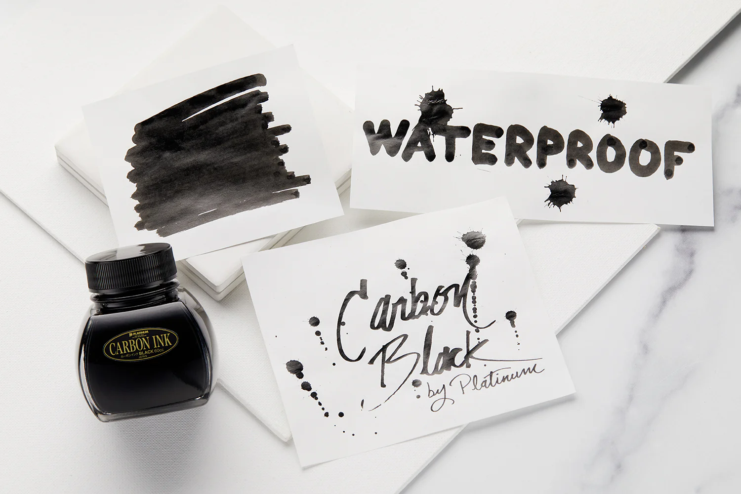 Platinum Carbon Black - 60ml Bottled Ink - Image 3