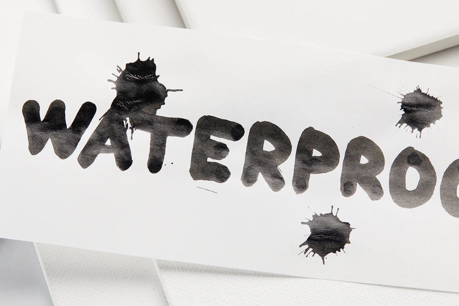 Platinum Carbon Black - Ink Sample - Image 3
