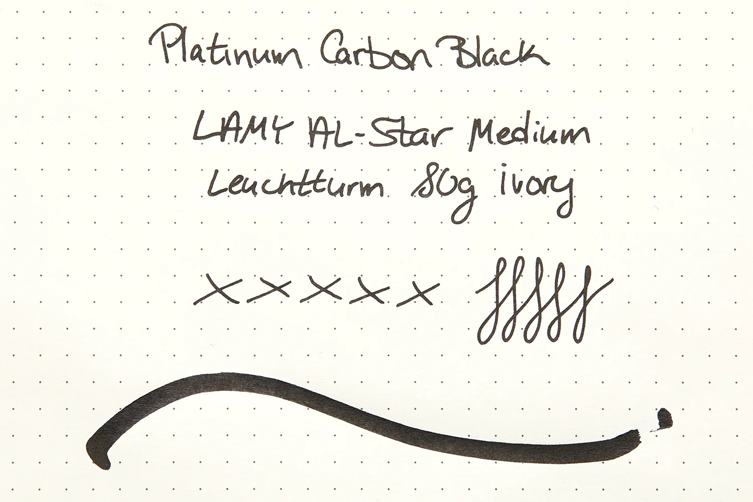 Platinum Carbon Black - Ink Sample - Image 7