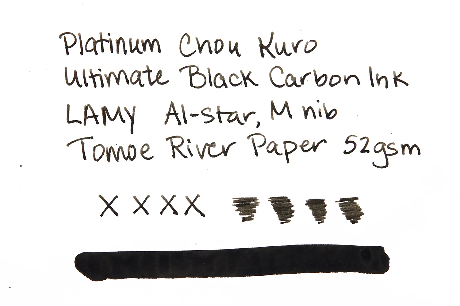Platinum Chou Kuro Black - 60ml Bottled Ink - Image 5