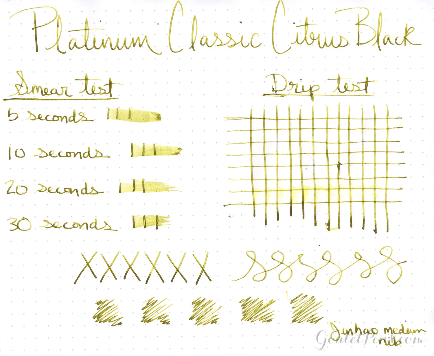 Platinum Classic Citrus Black - Ink Sample - Image 5