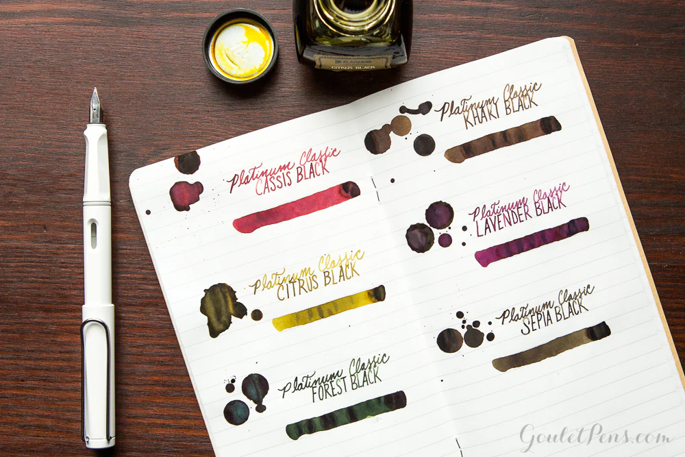 Platinum Classic Lavender Black - Ink Sample - Image 7