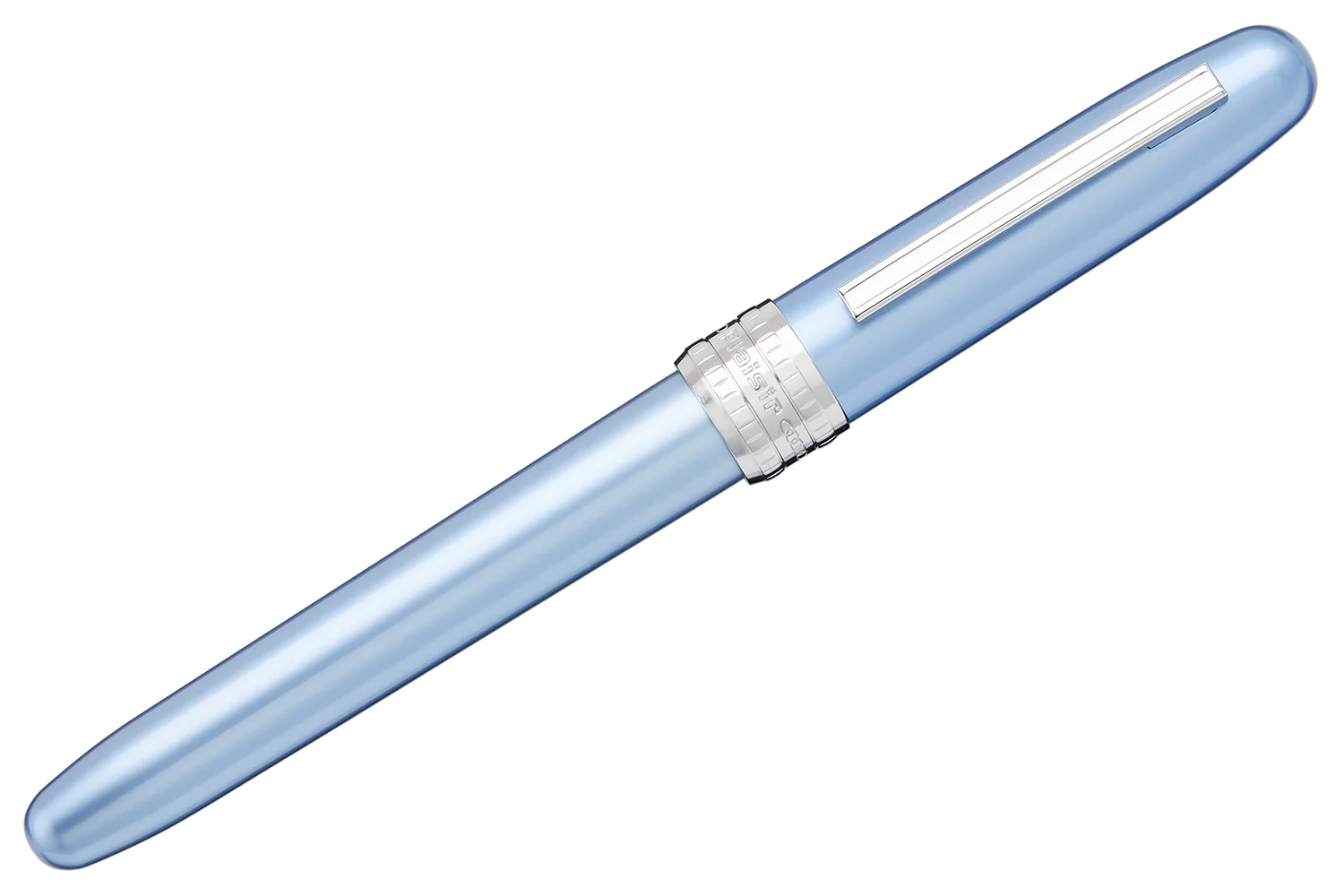 Platinum Plaisir Fountain Pen - Frosty Blue - Image 2