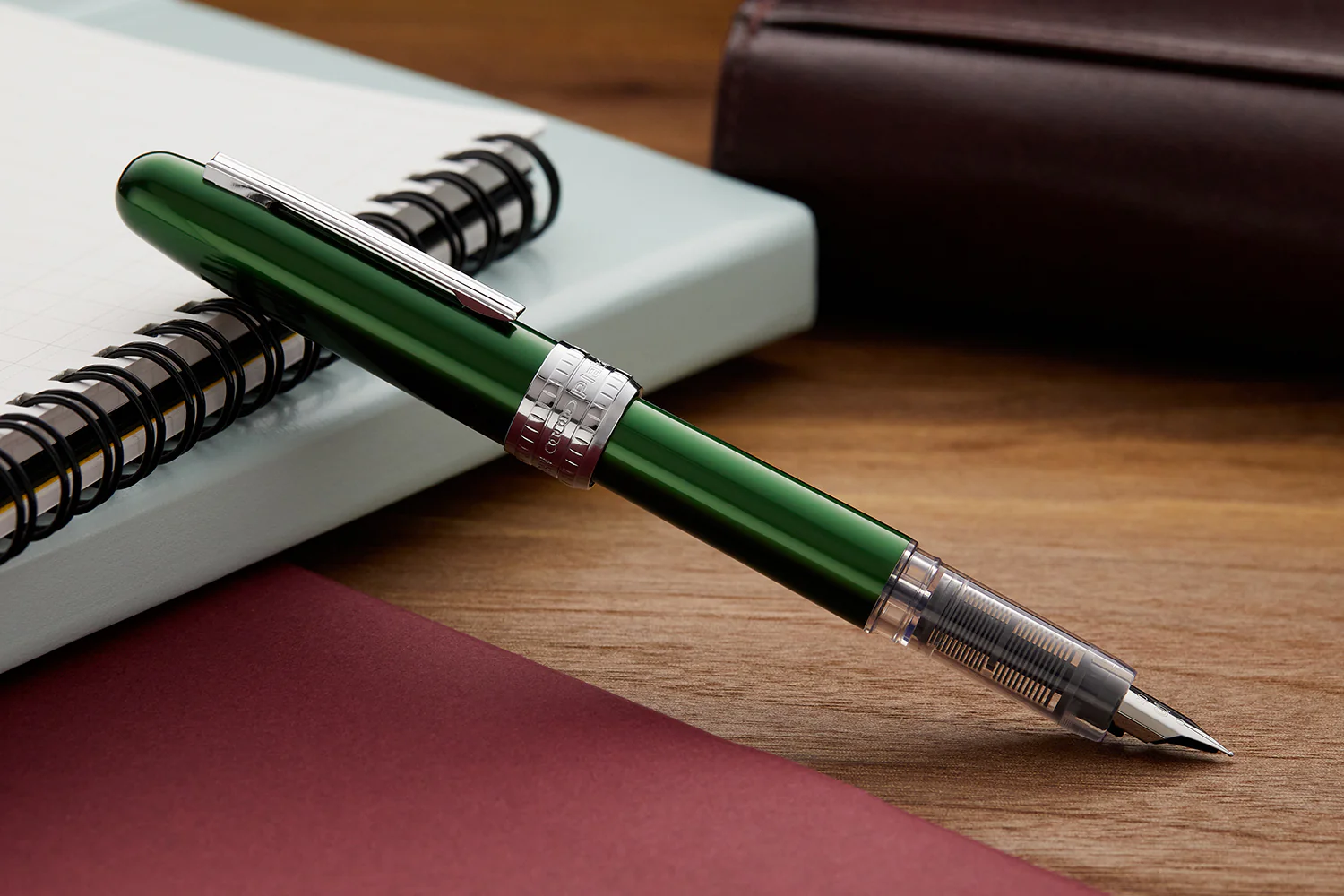Platinum Plaisir Fountain Pen - Green - Image 6