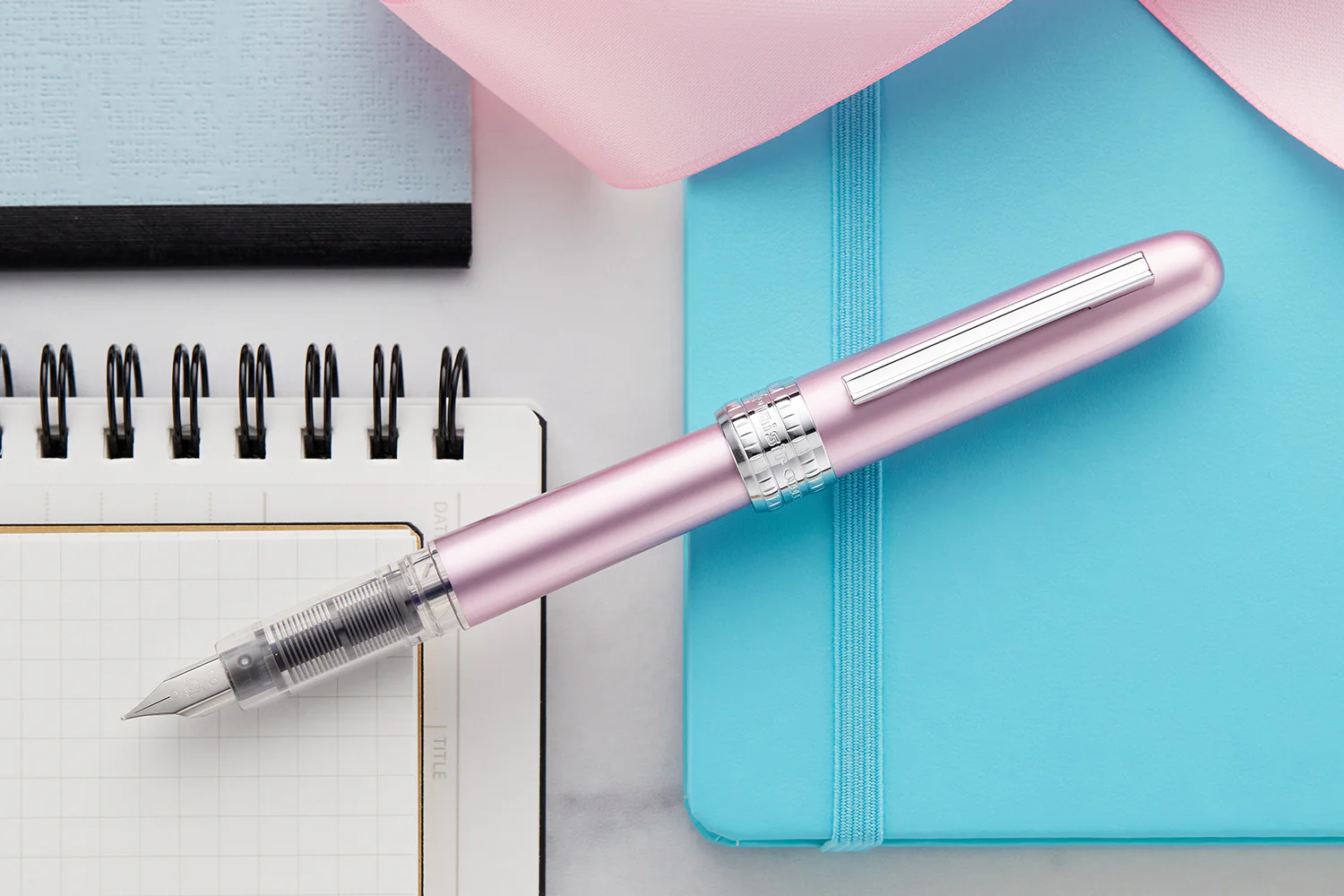 Platinum Plaisir Fountain Pen - Pink - Image 6