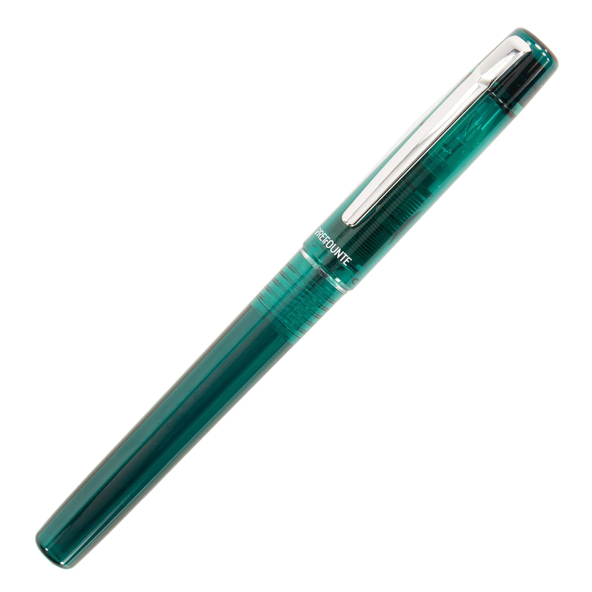 Platinum Prefounte Fountain Pen - Dark Emerald - Image 2