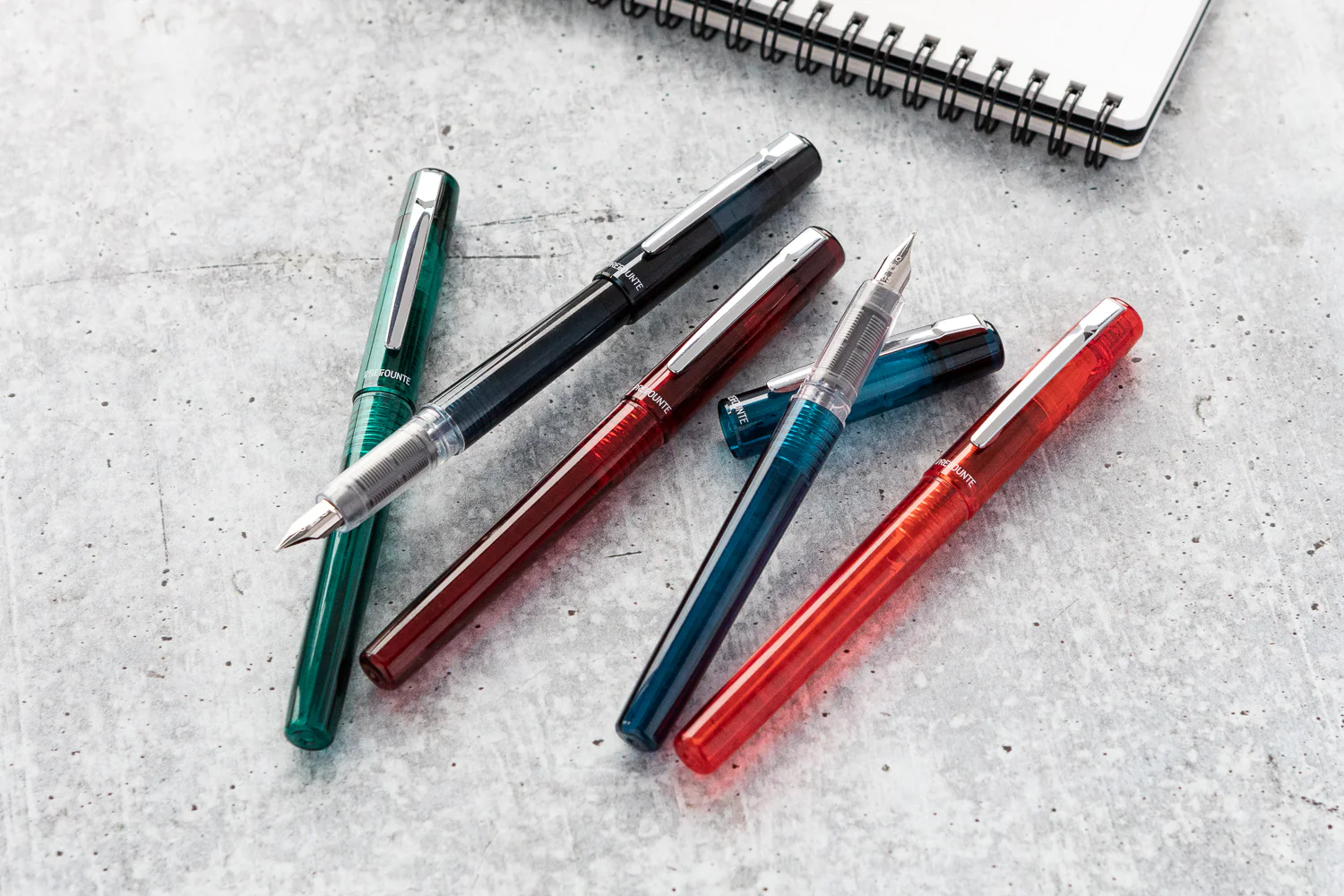 Platinum Prefounte Fountain Pen - Dark Emerald - Image 9