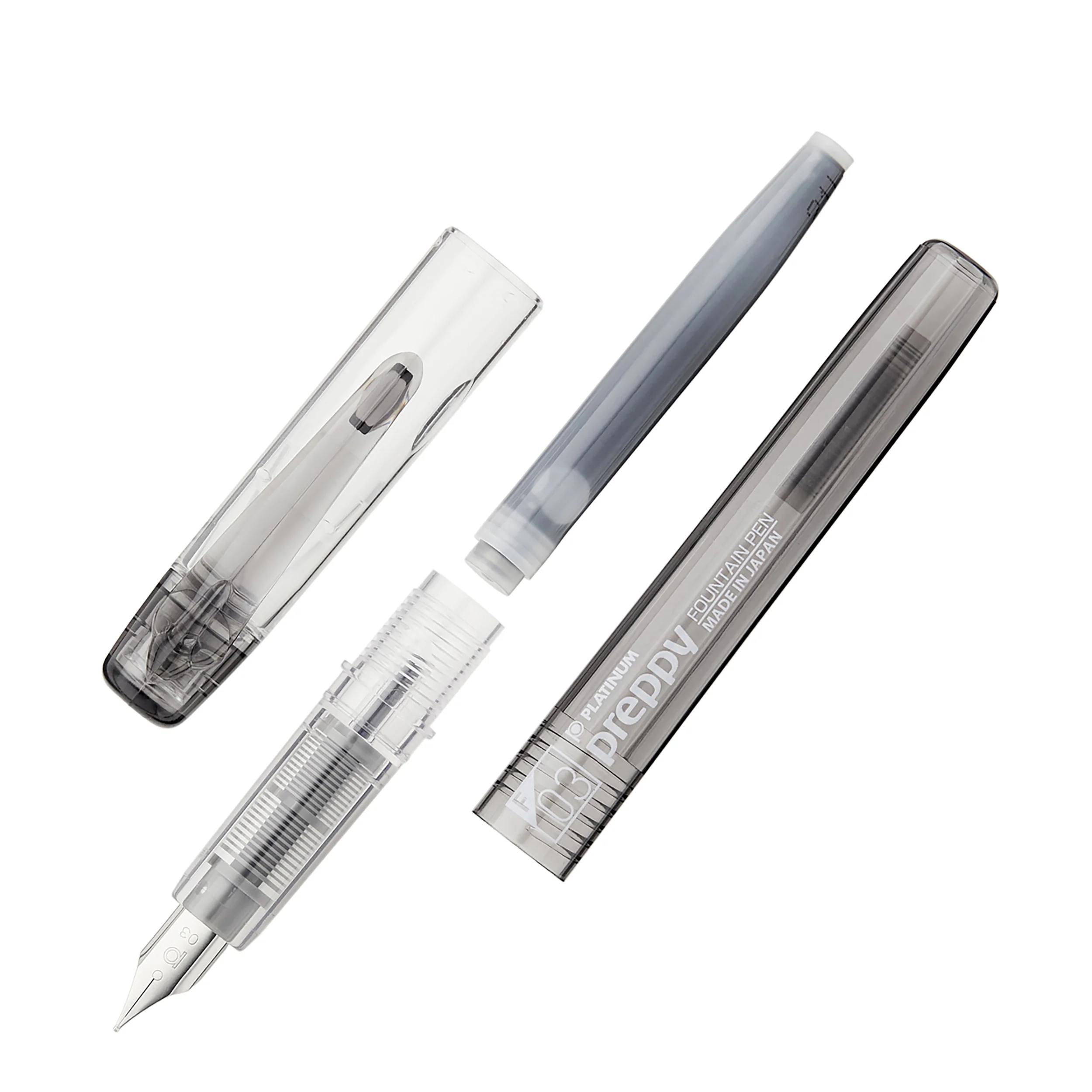 Platinum Preppy Fountain Pen - Black - Image 3