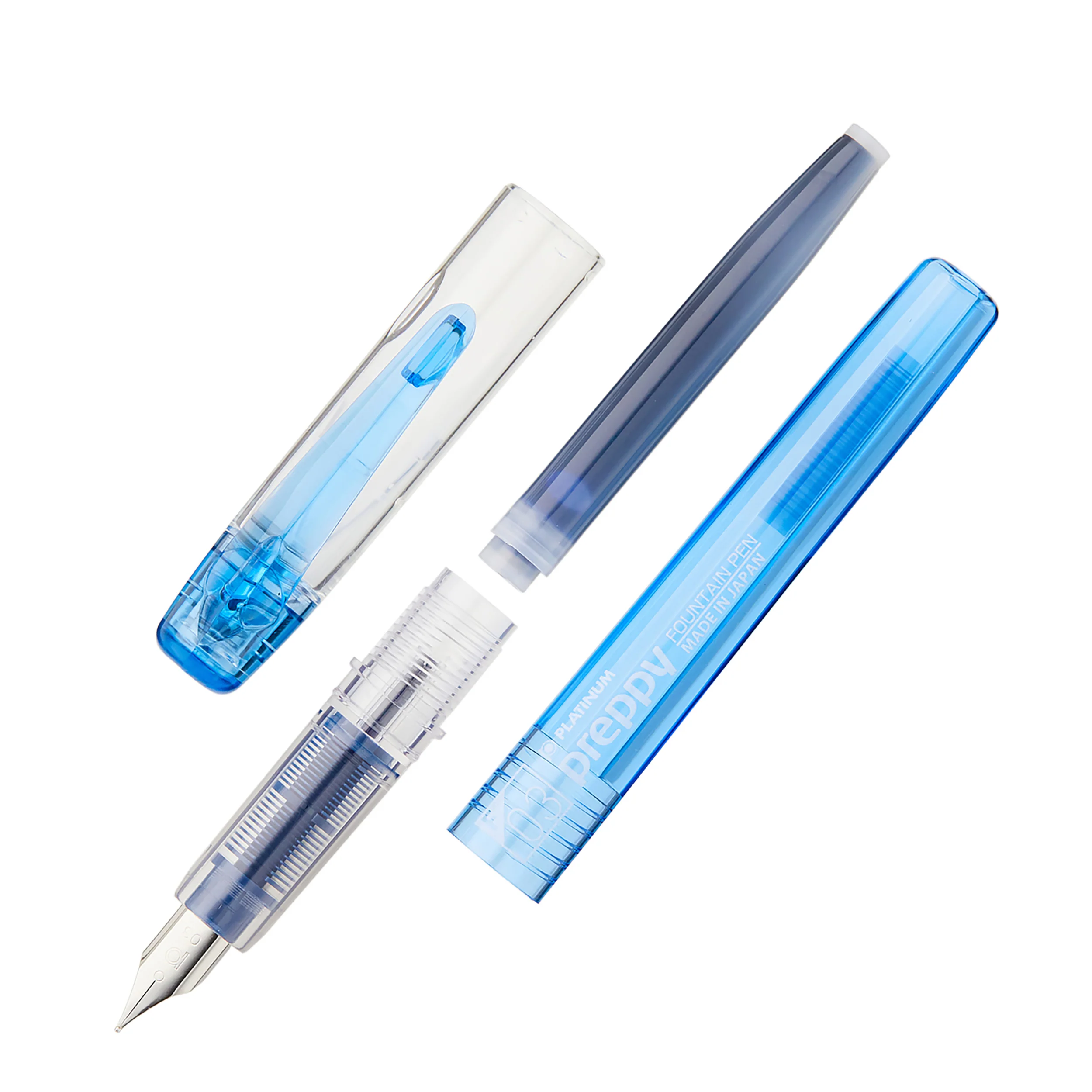 Platinum Preppy Fountain Pen - Blue - Image 3