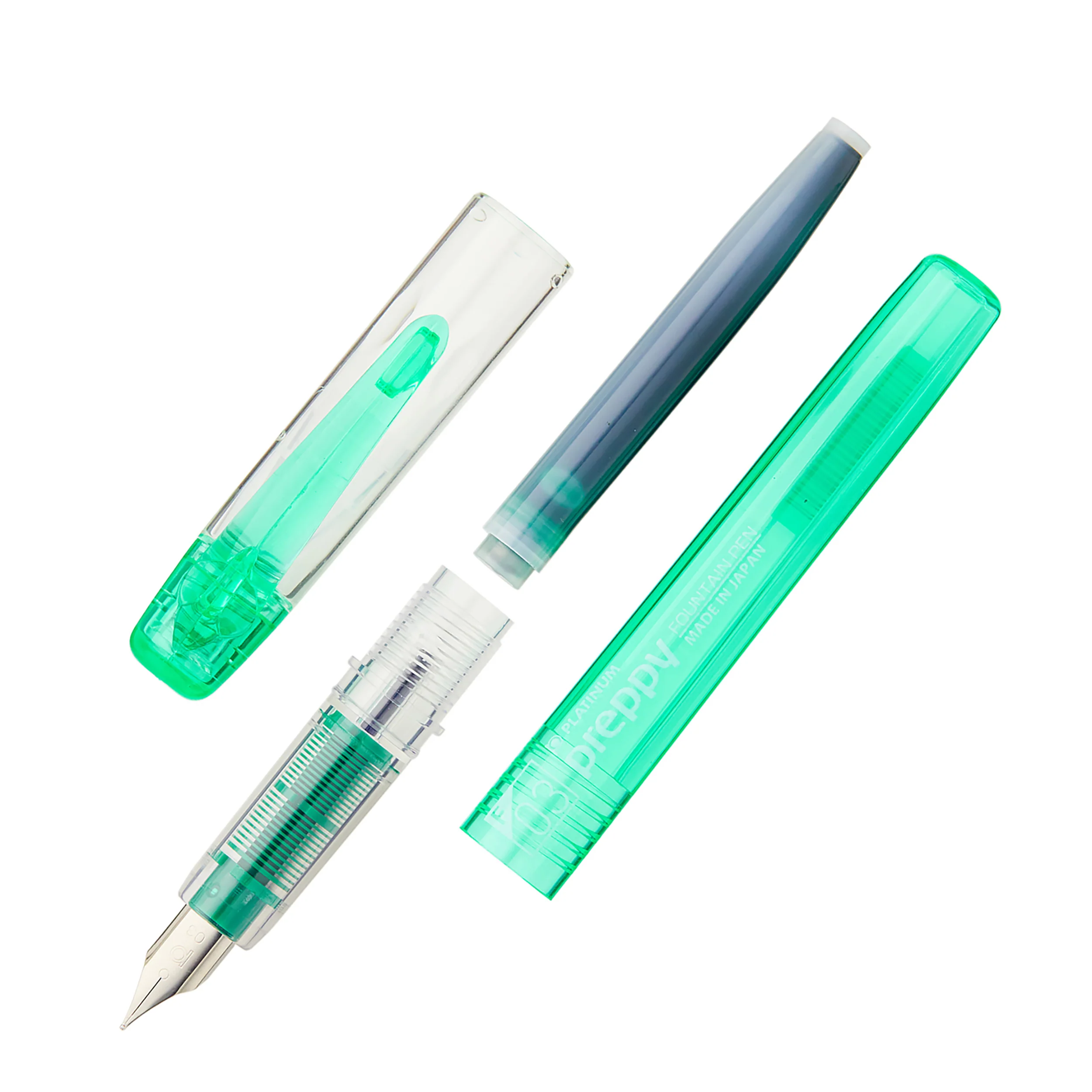 Platinum Preppy Fountain Pen - Green - Image 3