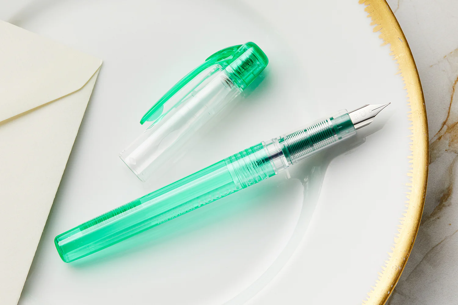 Platinum Preppy Fountain Pen - Green - Image 8