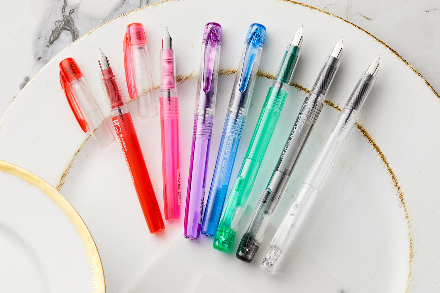 Platinum Preppy Fountain Pen - Green - Image 9