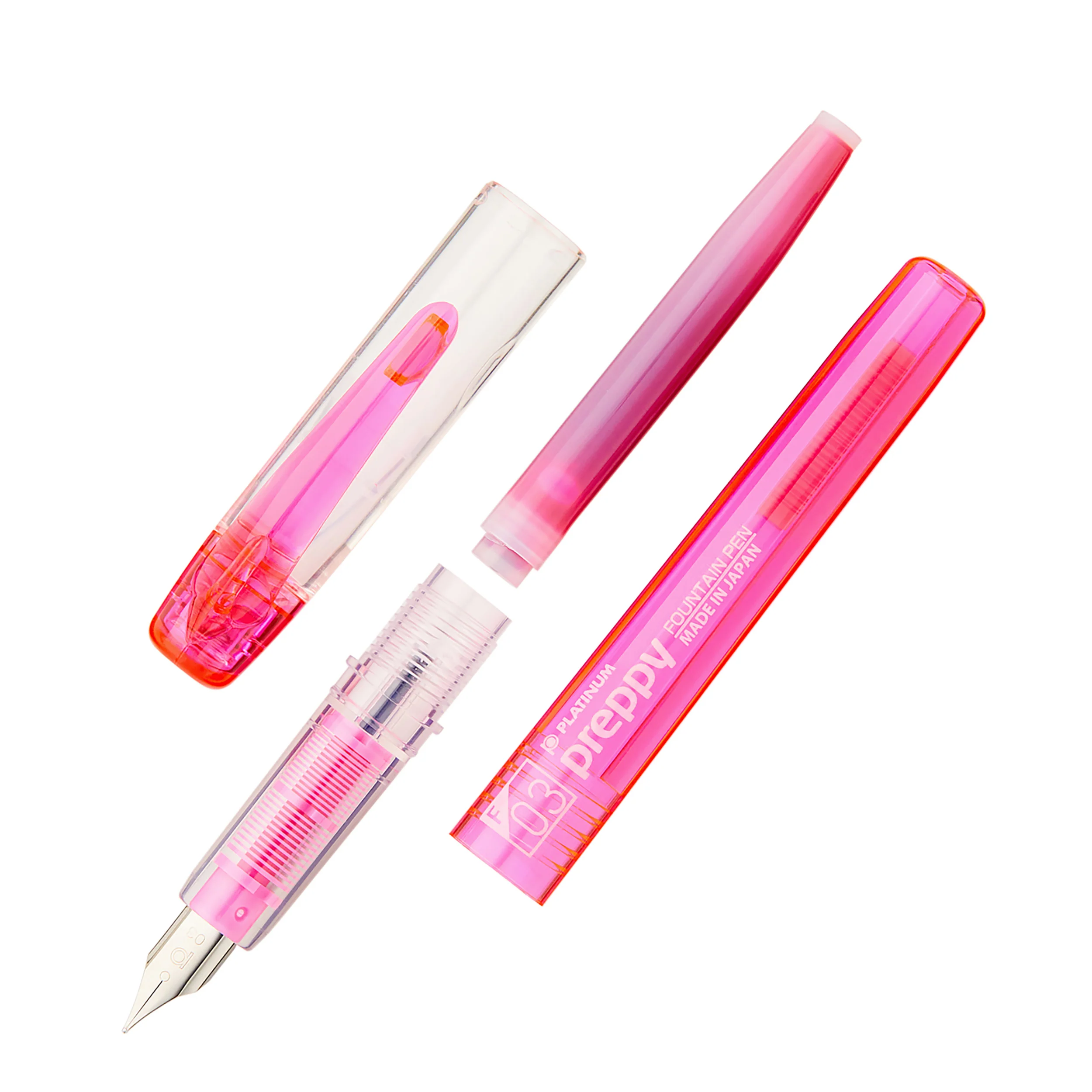 Platinum Preppy Fountain Pen - Pink - Image 3