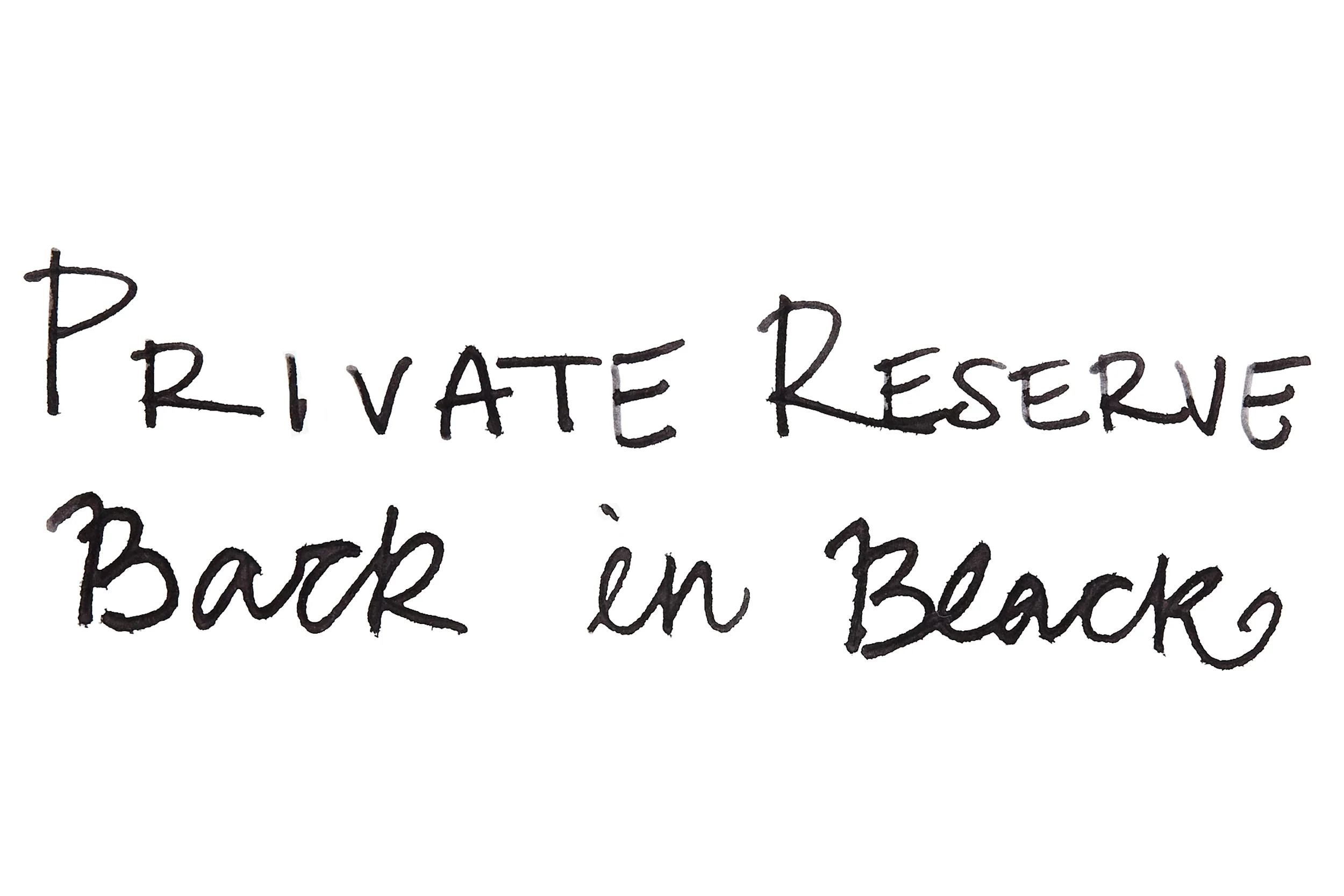 Private Reserve Back in Black (Limited Edition) - Ink Sample - Image 3