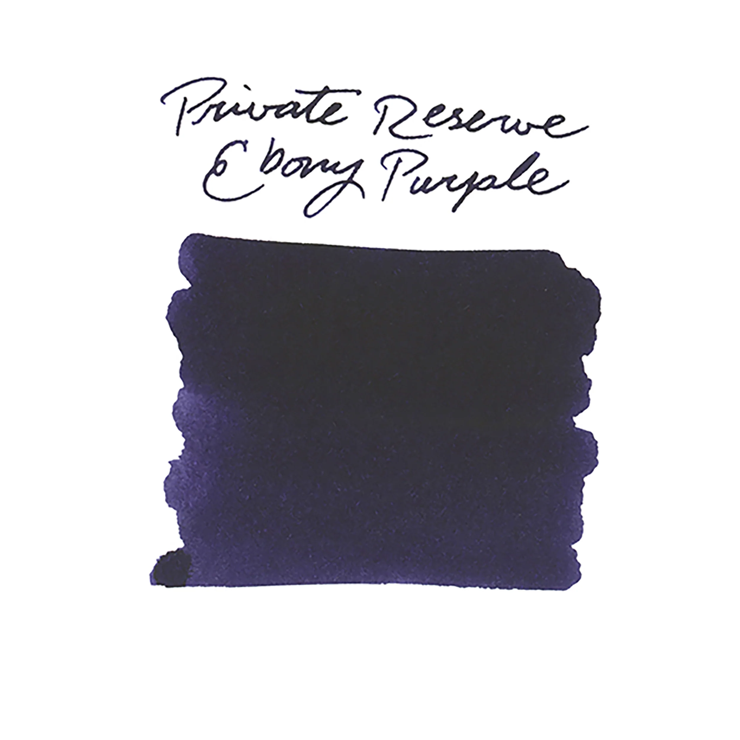 Private Reserve Ebony Purple - Ink Sample