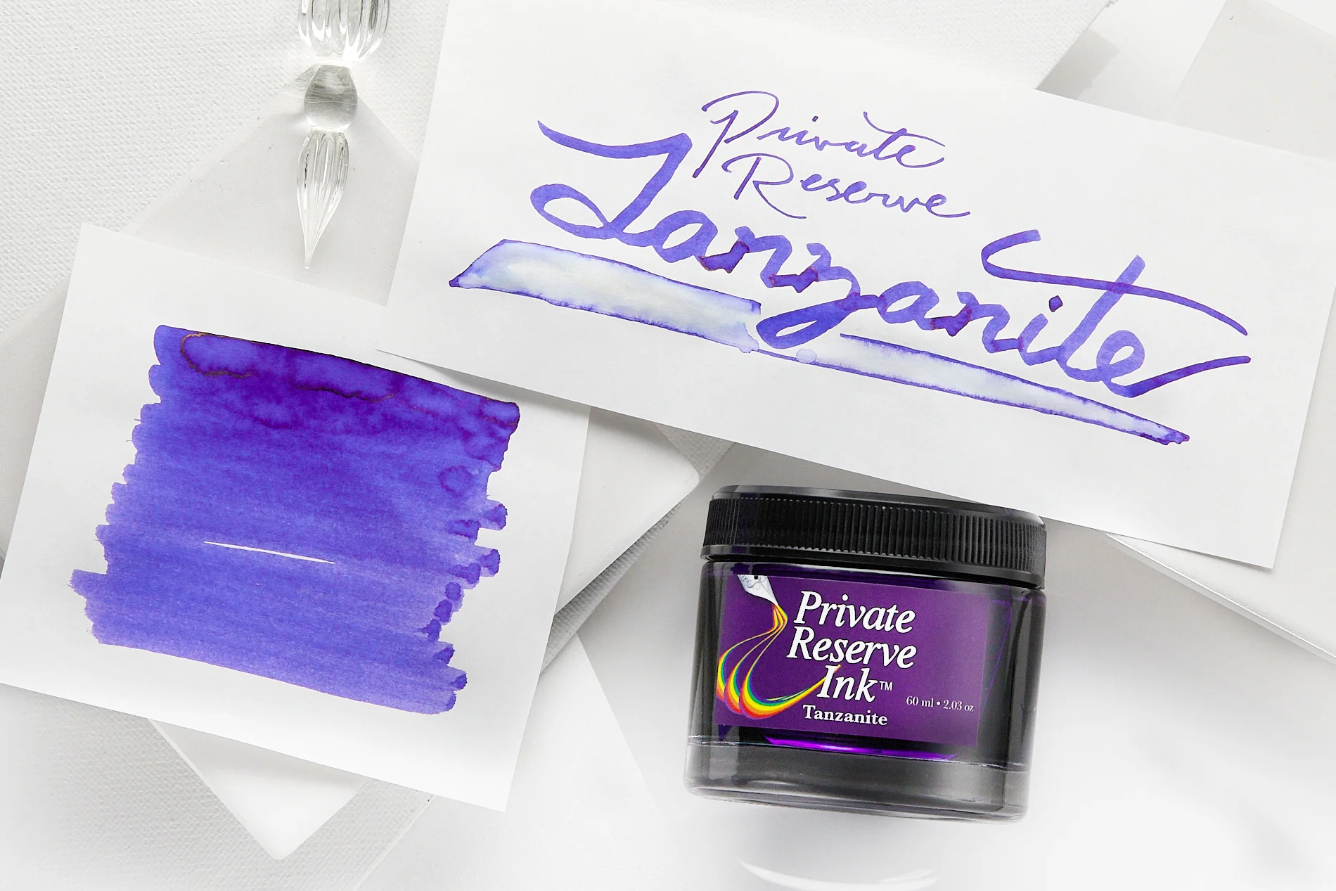 Private Reserve Tanzanite - 60ml Bottled Ink - Image 2