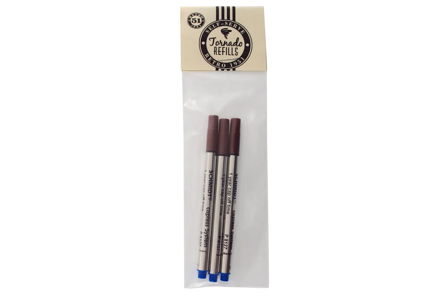 Retro 51 Rollerball Refills - Blue, 3-Pack - Image 4