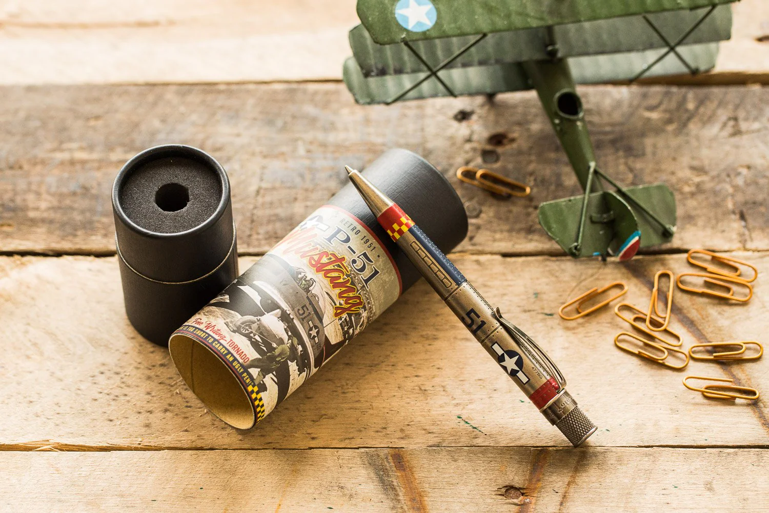Retro 51 Tornado Rollerball Pen - P-51 Mustang - Image 4