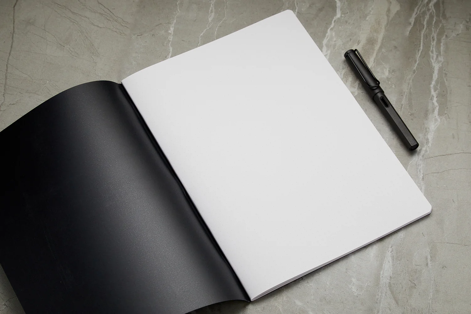 Rhodia Classic Side Staplebound A4 Notebook - Black, Dot Grid - Image 5