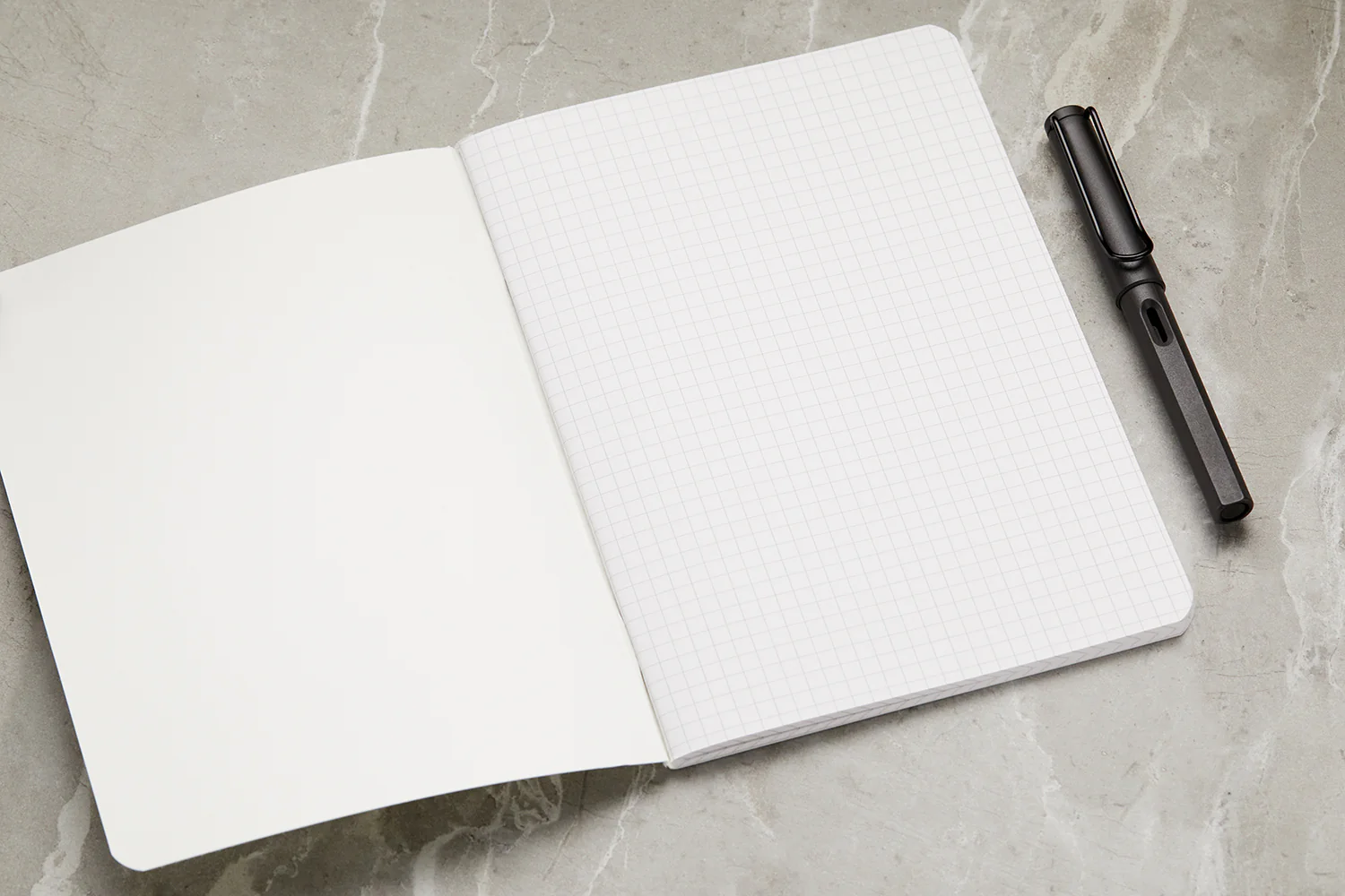 Rhodia Classic Side Staplebound A5 Notebook - Ice White, Graph - Image 4