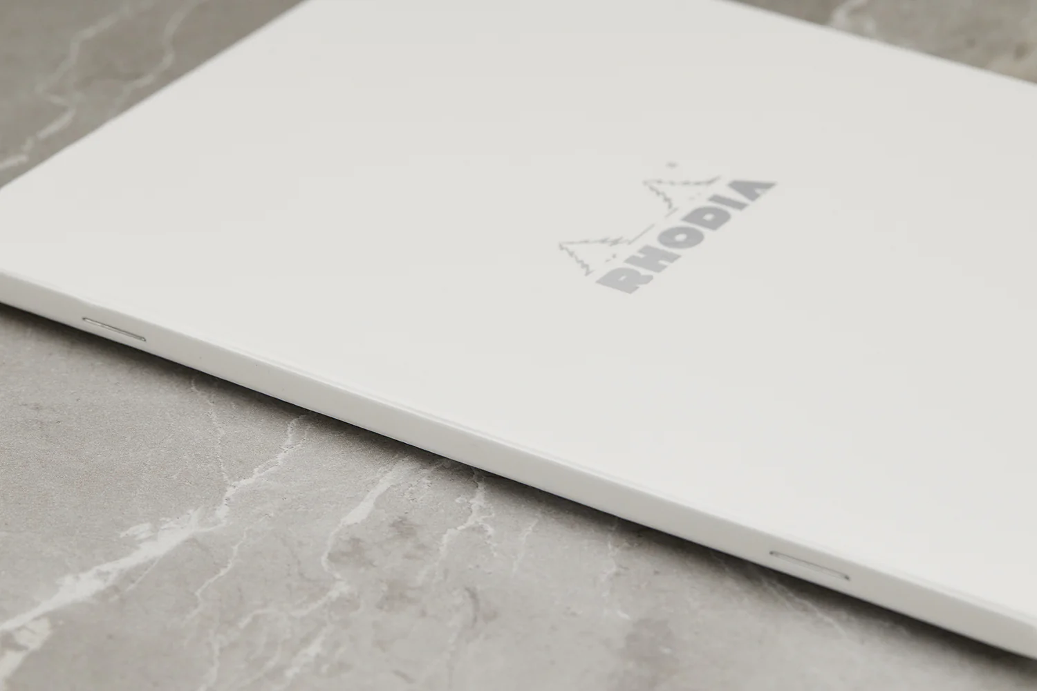 Rhodia Classic Side Staplebound A5 Notebook - Ice White, Graph - Image 5