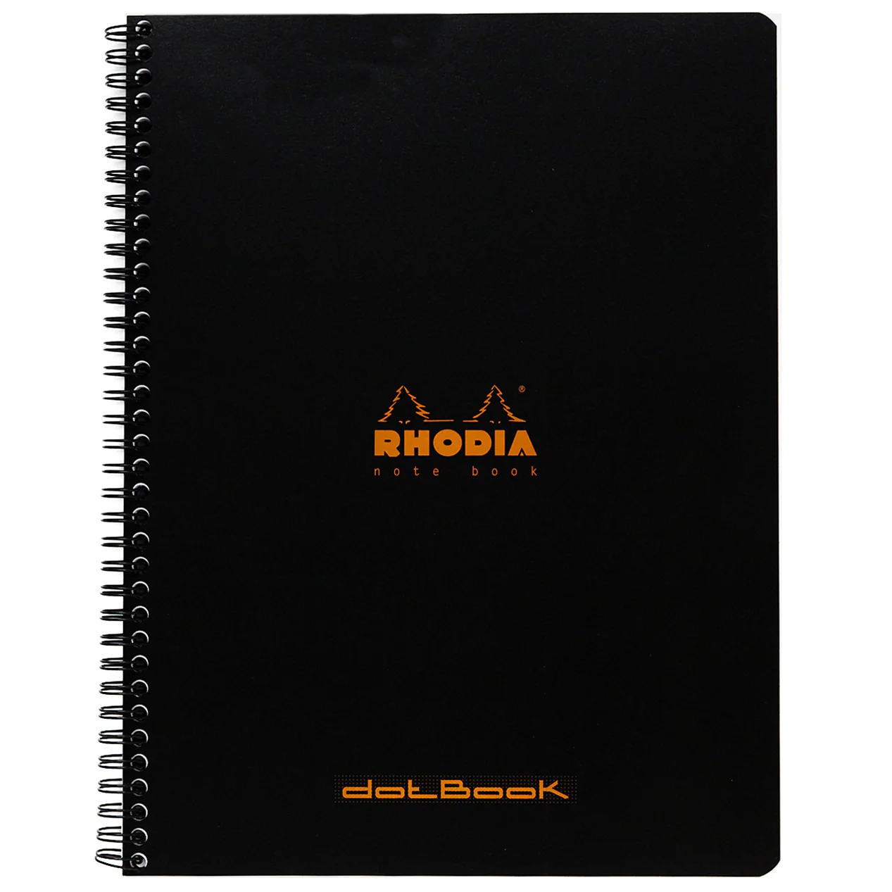 Rhodia Classic Wirebound Notebook - Black, Dot Grid (8.86 x 11.69)