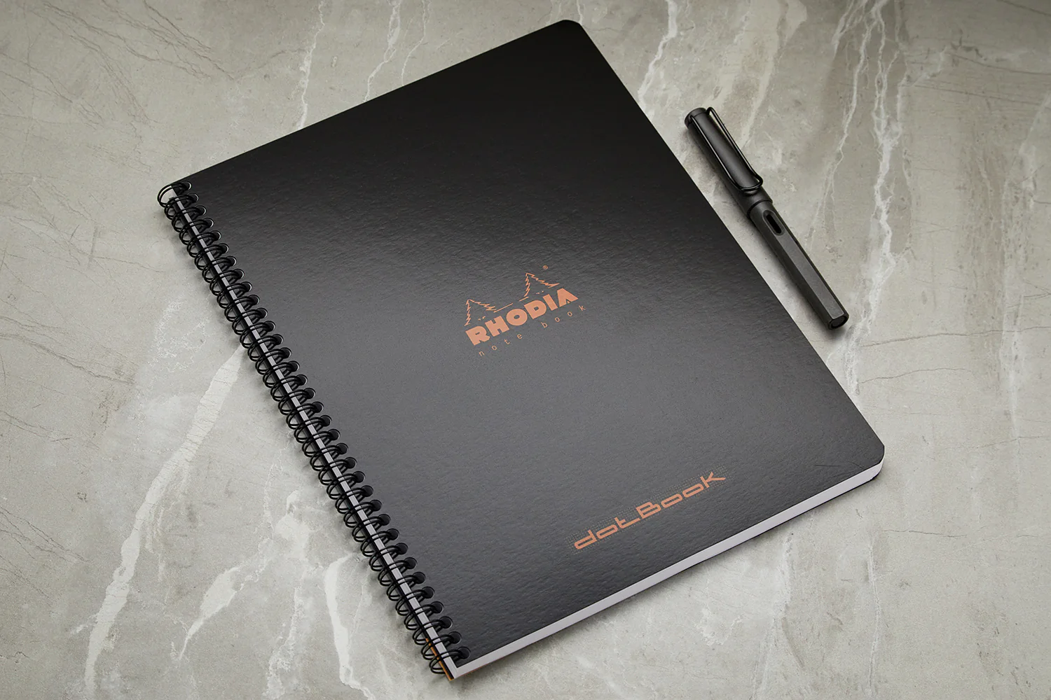 Rhodia Classic Wirebound Notebook - Black, Dot Grid (8.86 x 11.69) - Image 3