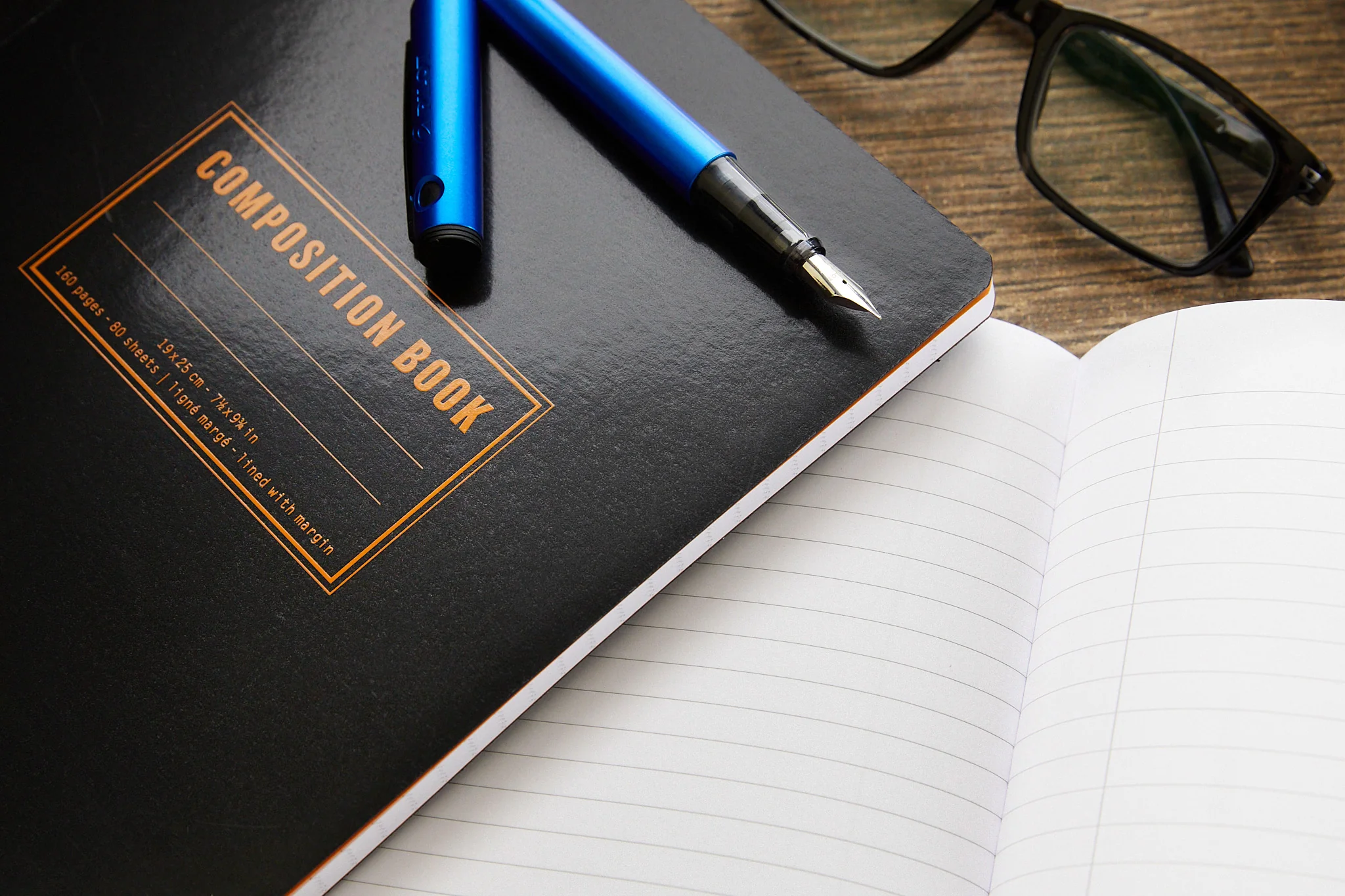 Rhodia Composition Book - Black, Lined - Image 5
