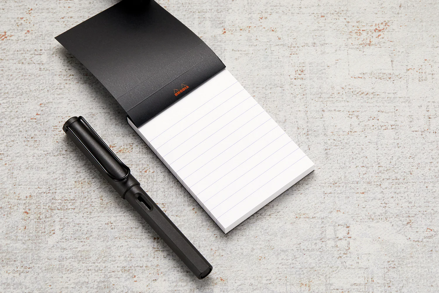 Rhodia No. 11 A7 Notepad - Black, Lined - Image 6