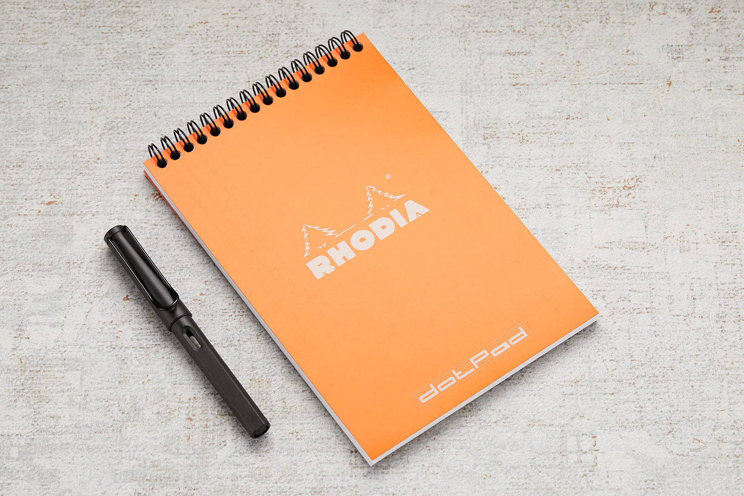 Rhodia No. 16 Top Wirebound A5 Notepad - Orange, Dot Grid - Image 3