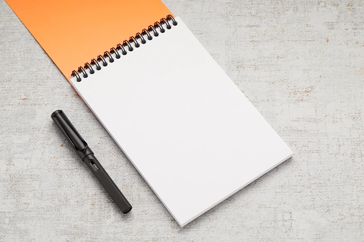 Rhodia No. 16 Top Wirebound A5 Notepad - Orange, Dot Grid - Image 4