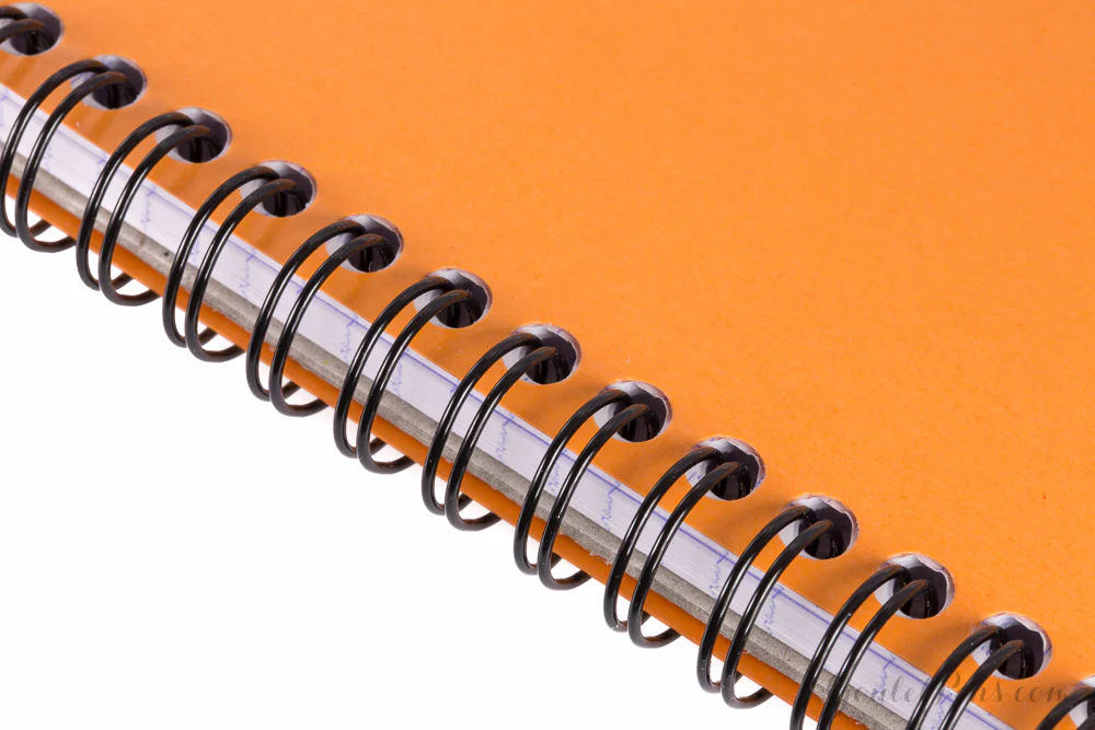 Rhodia No. 16 Top Wirebound A5 Notepad - Orange, Lined - Image 3
