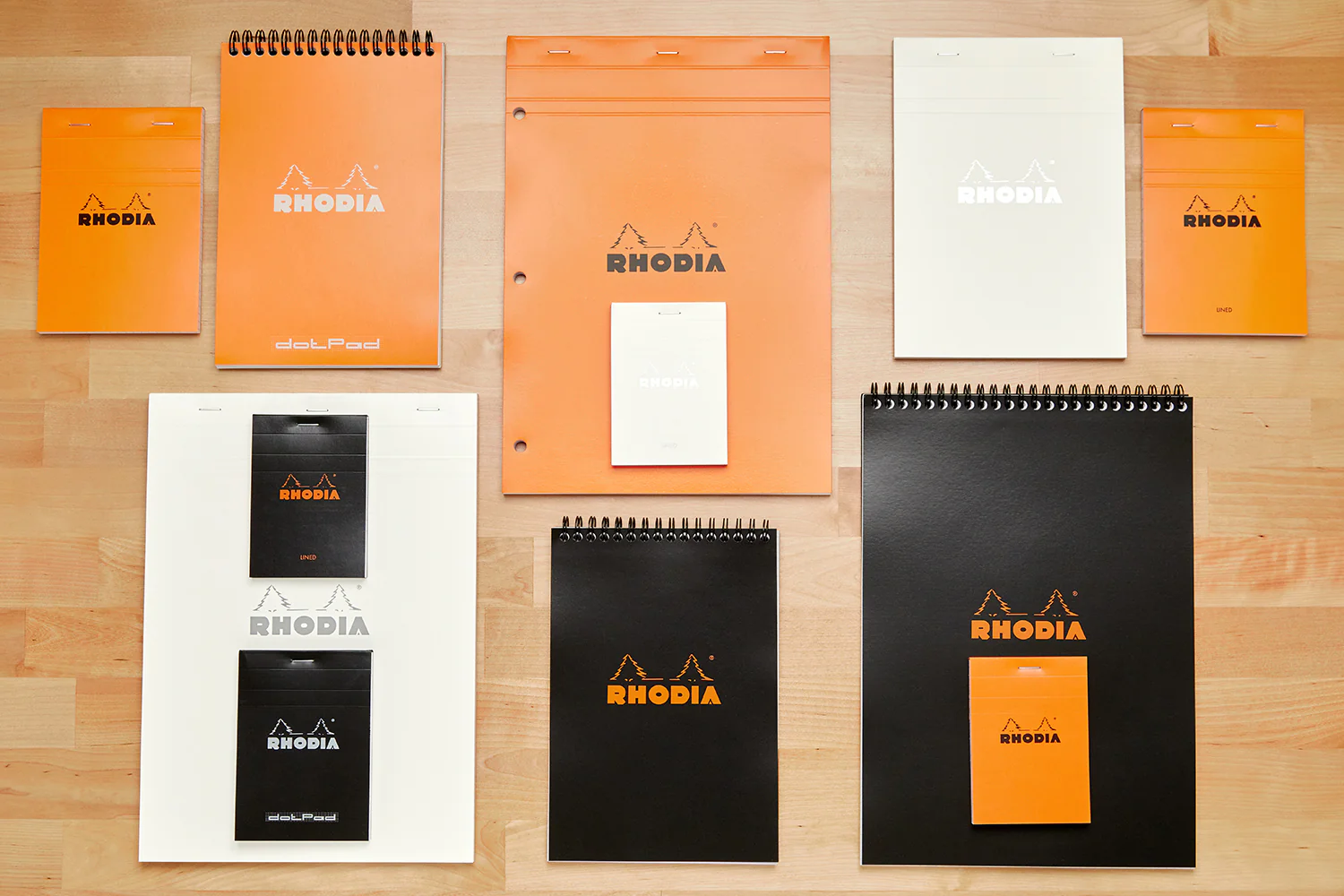 Rhodia No. 16 Top Wirebound A5 Notepad - Orange, Lined - Image 5
