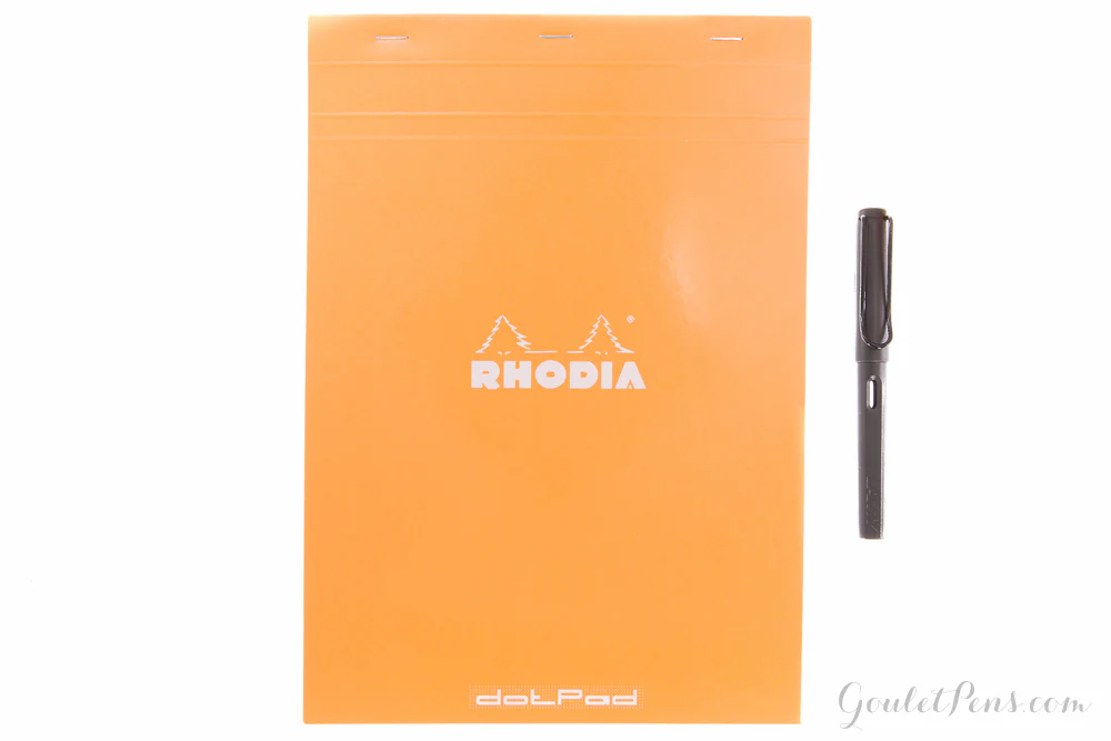 Rhodia No. 18 A4 Notepad - Orange, Dot Grid - Image 3