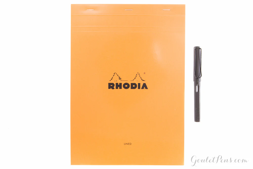 Rhodia No. 18 A4 Notepad - Orange, Lined - Image 4