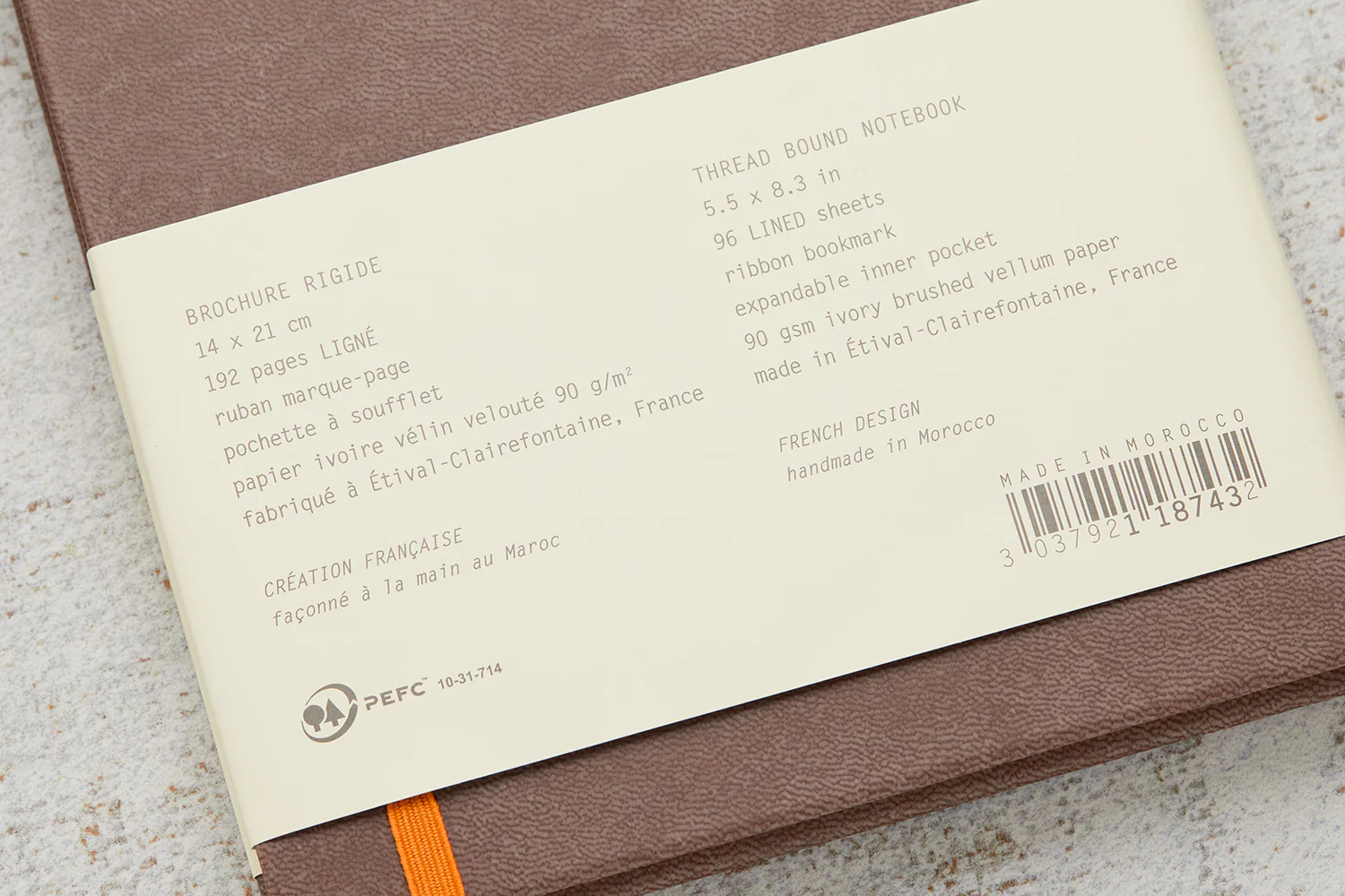 Rhodia Rhodiarama A5 Webnotebook - Chocolate, Lined - Image 6