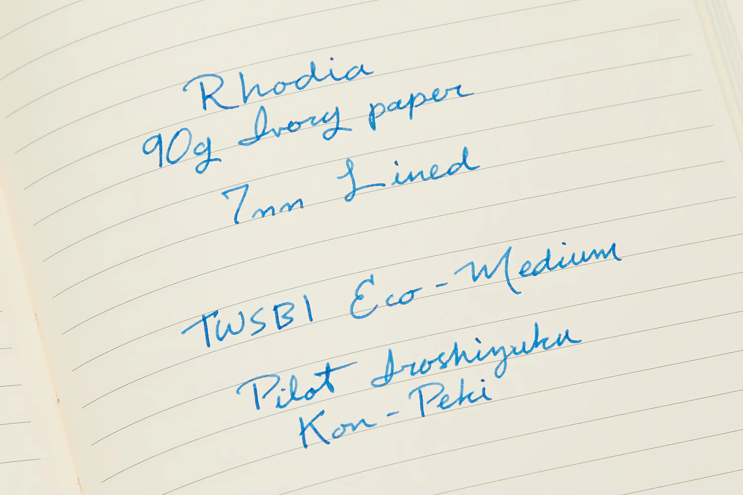 Rhodia Rhodiarama A5 Webnotebook - Turquoise, Lined - Image 7