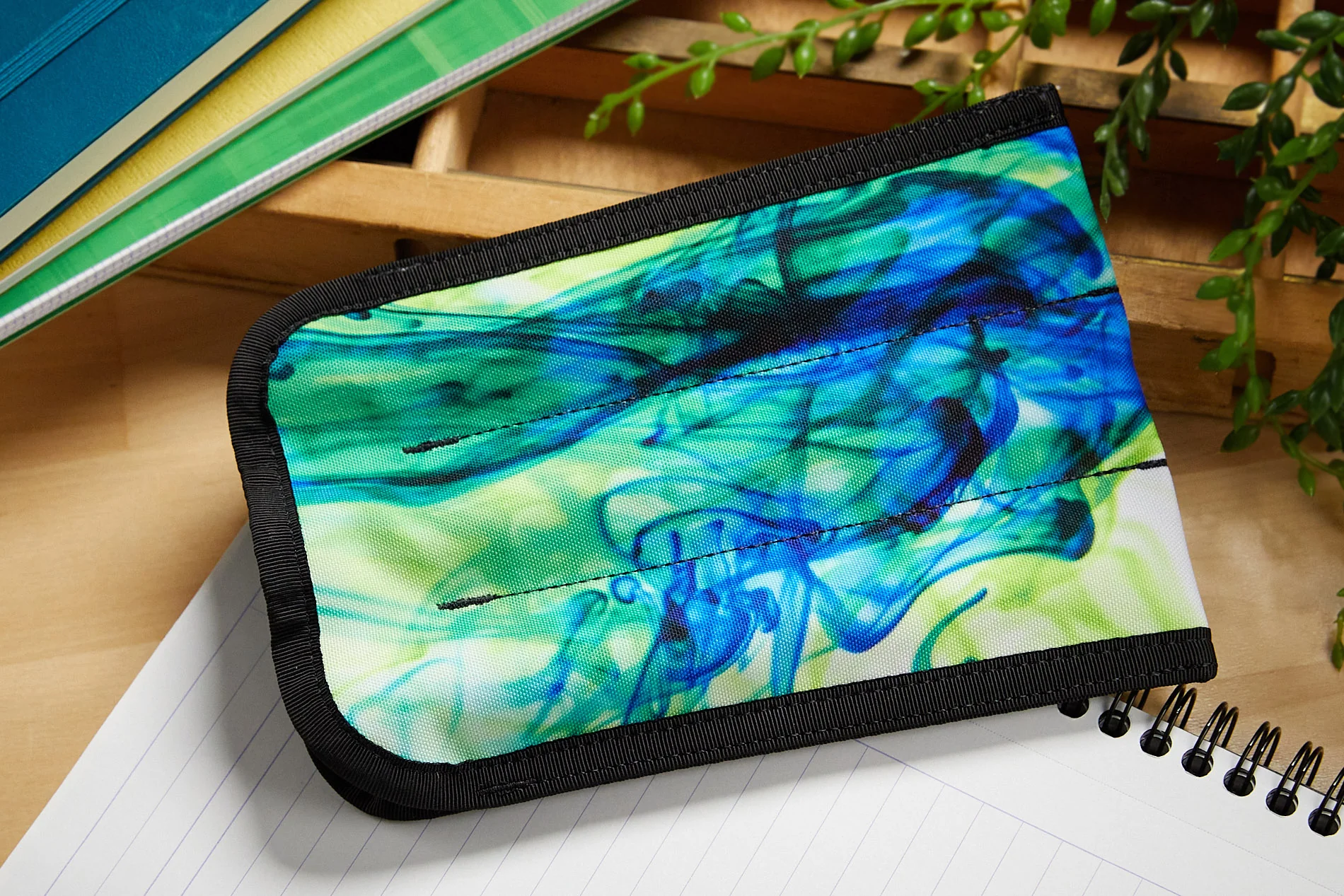 Rickshaw Bagworks 3 Pen Long Coozy - Inky Blue-Green - Image 5
