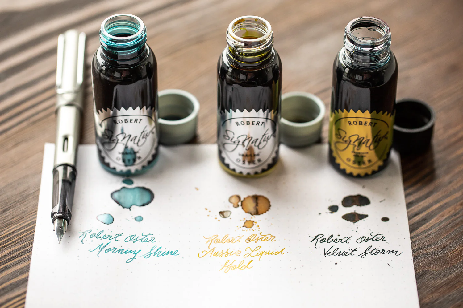 Robert Oster Aussie Liquid Gold - 50ml Bottled Ink - Image 8