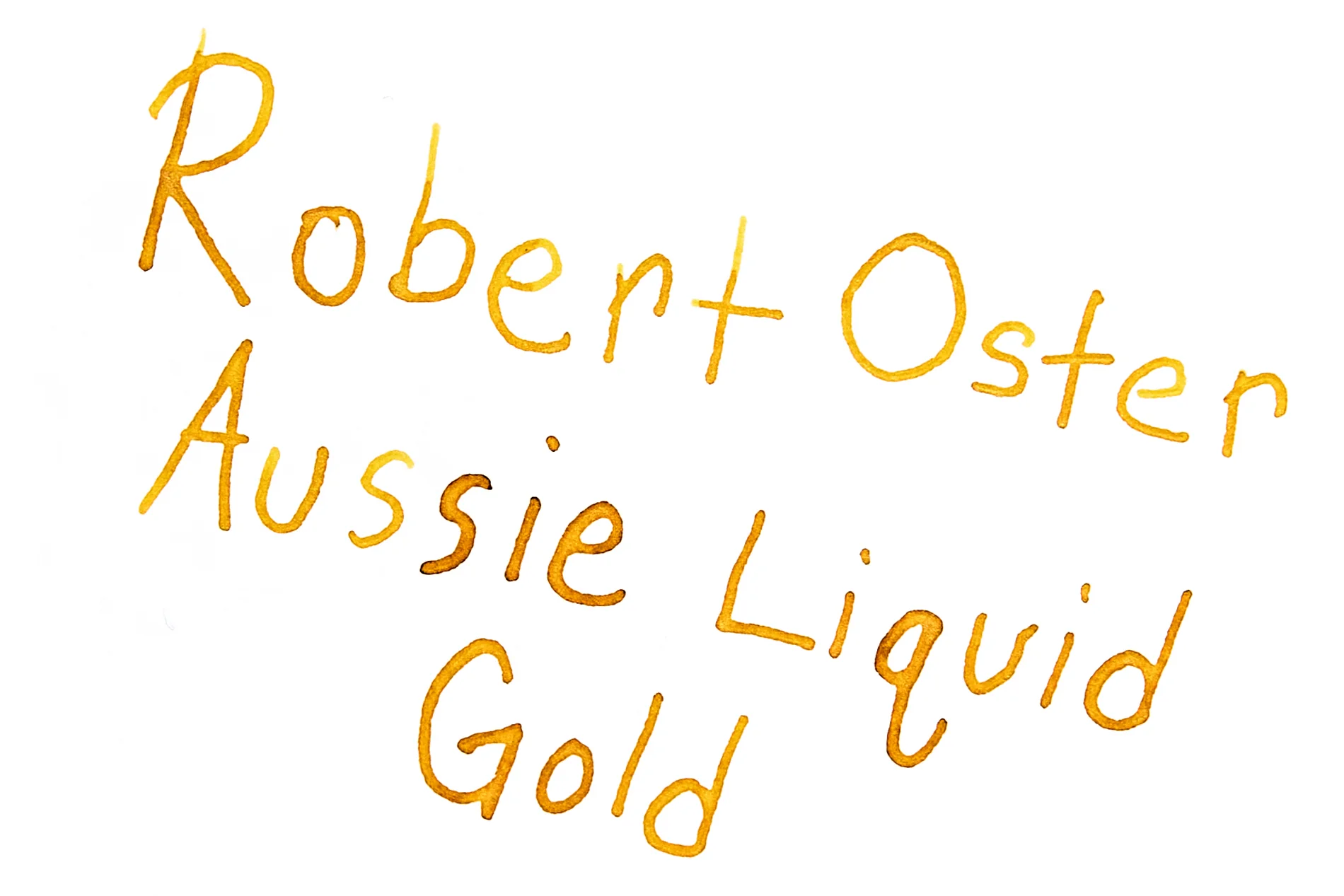 Robert Oster Aussie Liquid Gold - Ink Sample - Image 5