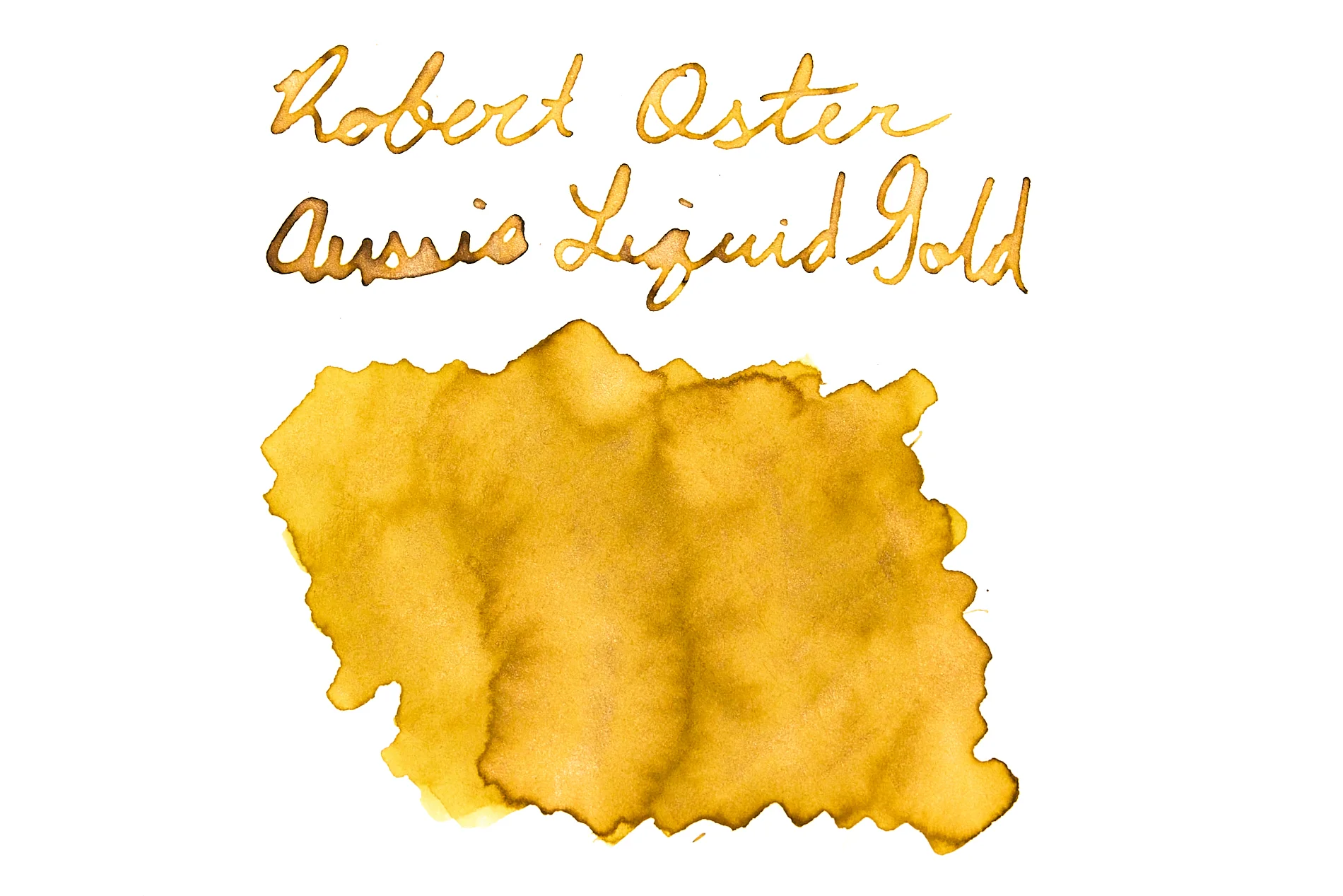 Robert Oster Aussie Liquid Gold - Ink Sample - Image 7