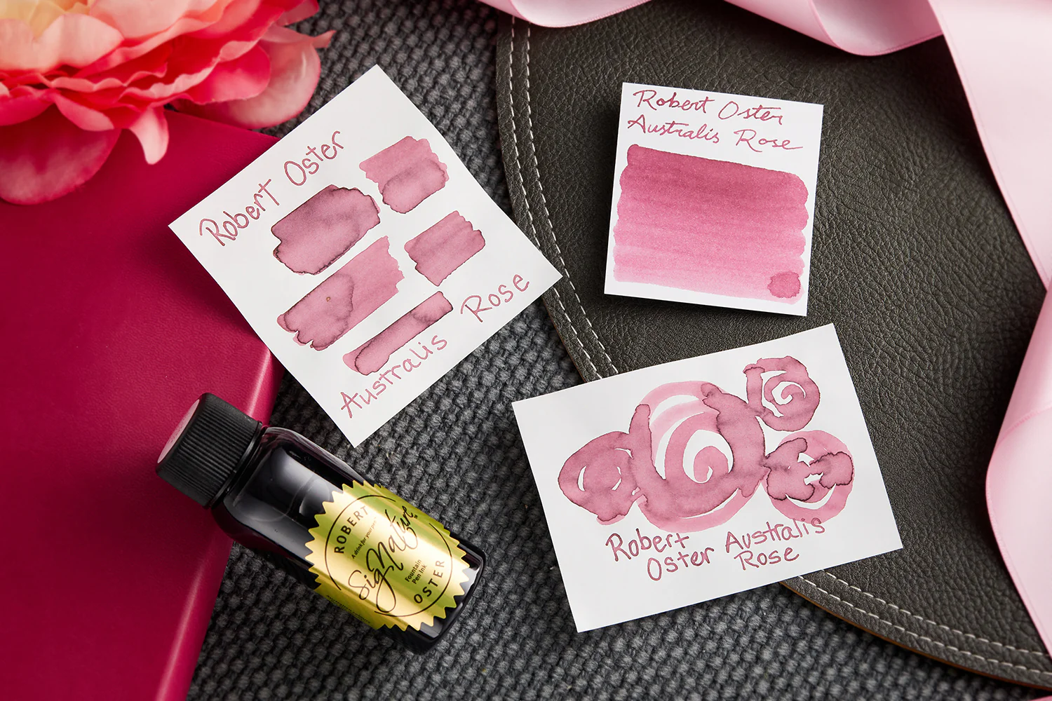 Robert Oster Australis Rose - Ink Sample - Image 5