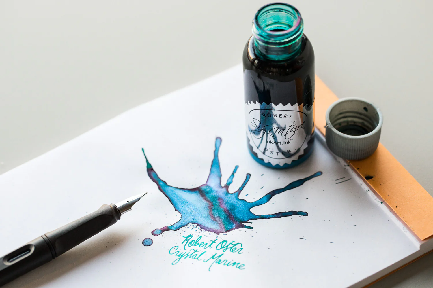 Robert Oster Crystal Marine - 50ml Bottled Ink - Image 12