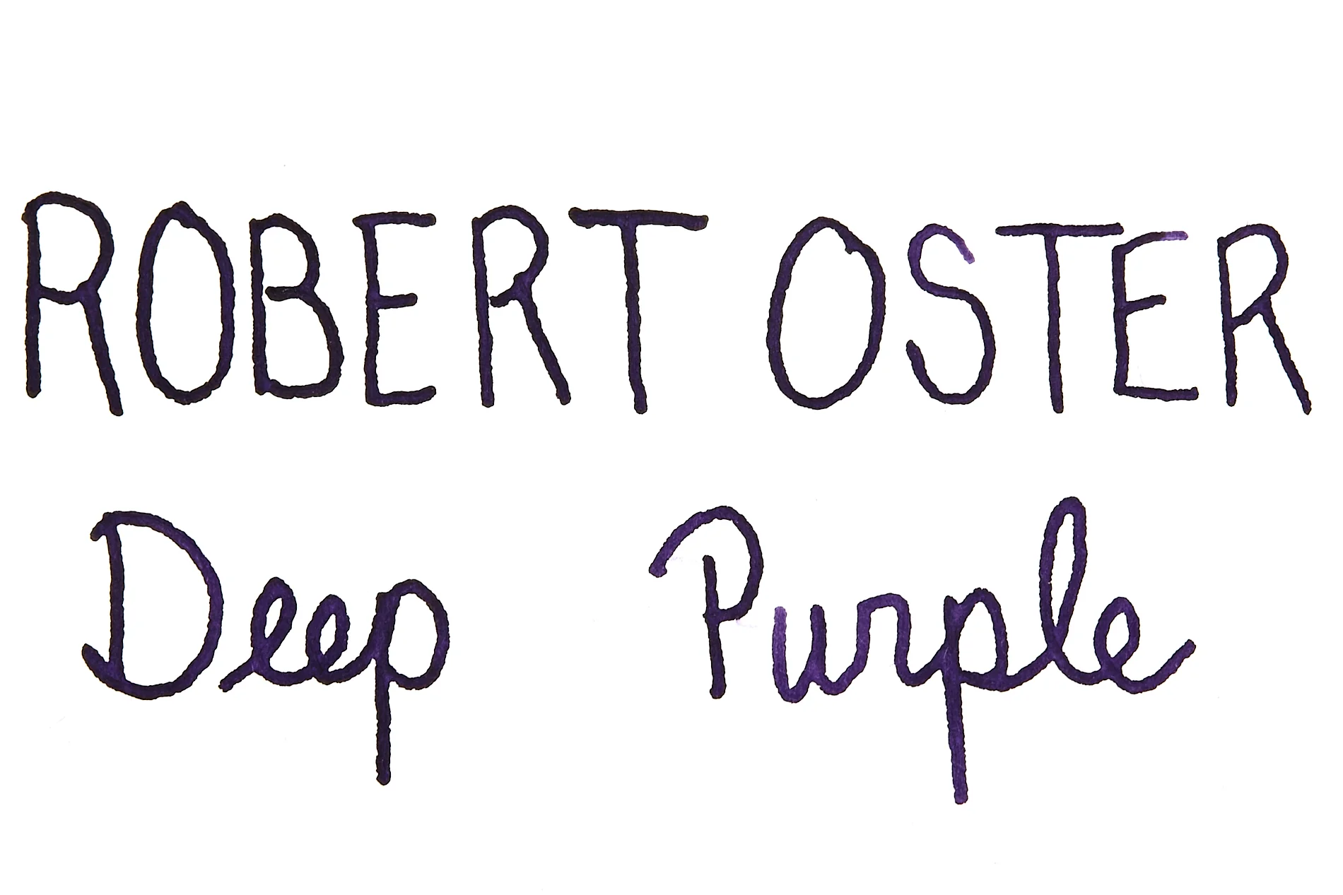 Robert Oster Deep Purple - Ink Sample - Image 2
