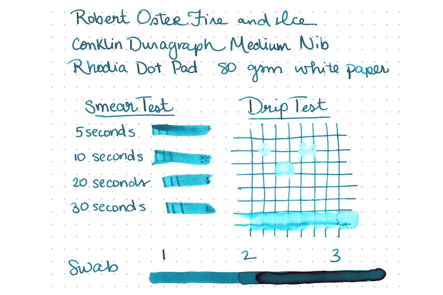 Robert Oster Fire & Ice - 50ml Bottled Ink - Image 12