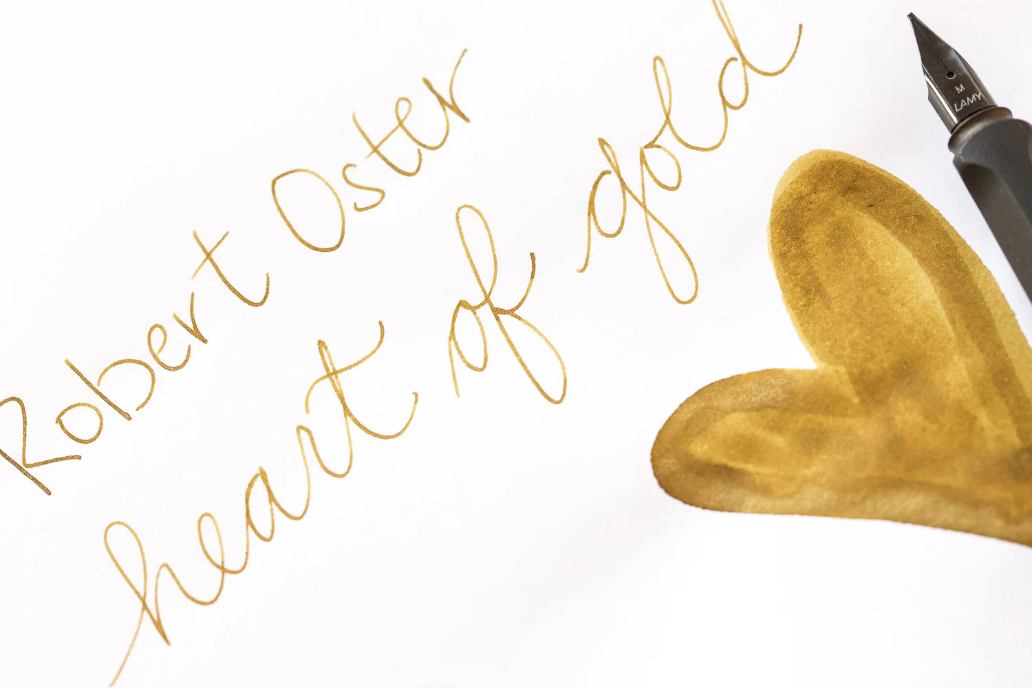 Robert Oster Heart of Gold - 50ml Bottled Ink - Image 3