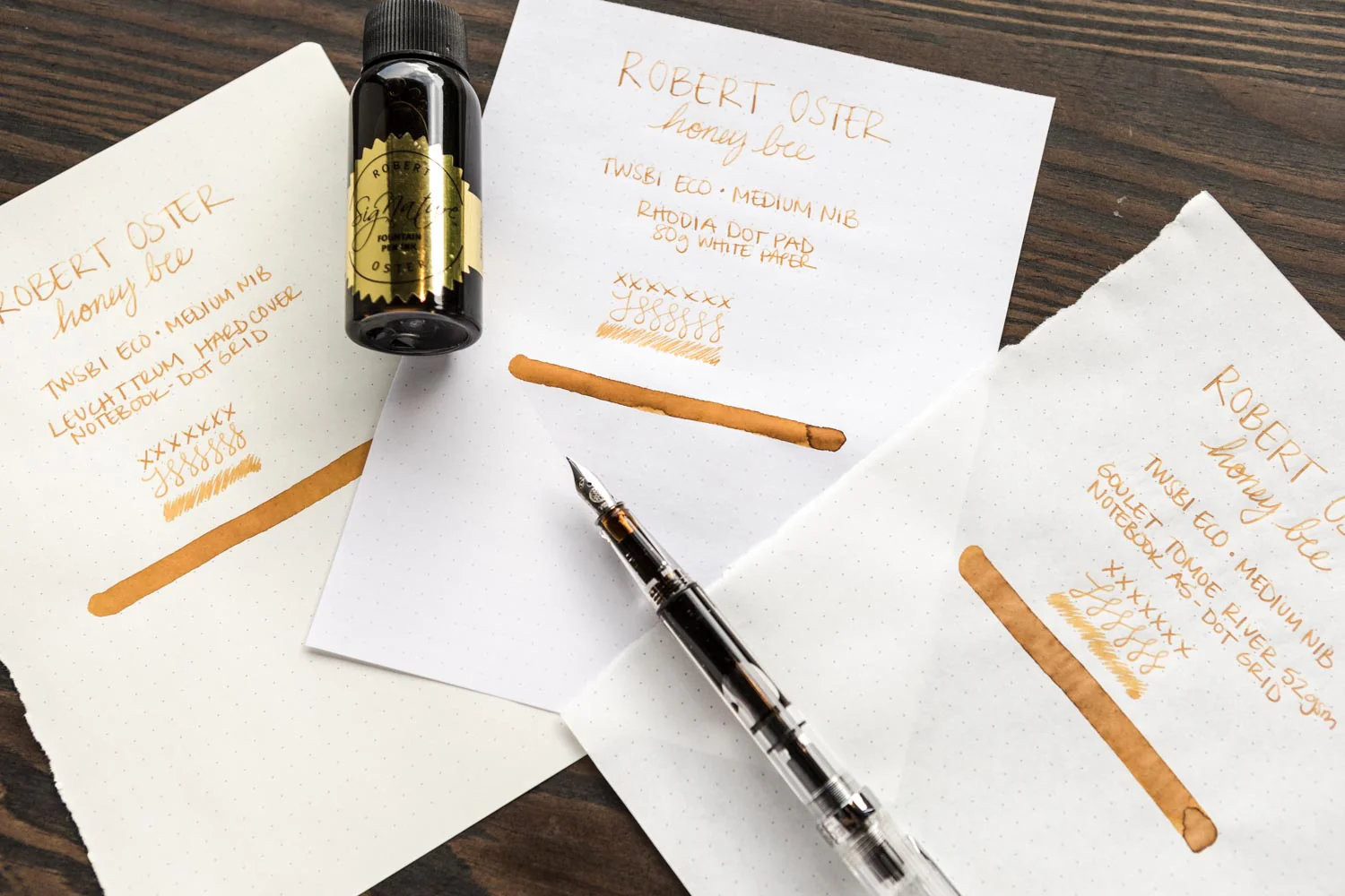 Robert Oster Honey Bee - 50ml Bottled Ink - Image 7